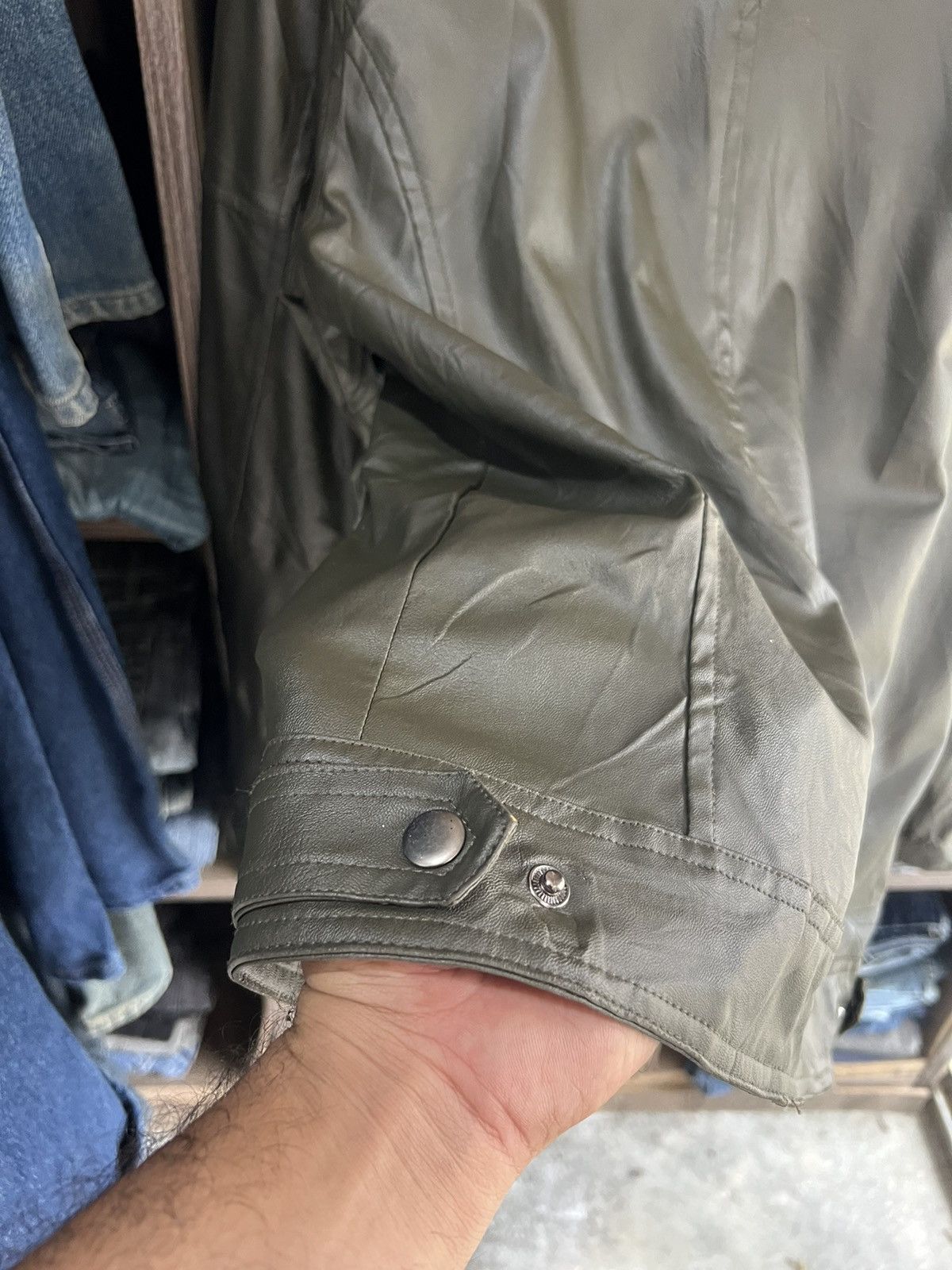 In The Attic 🔥In The Attic Synthetic Leather Jacket Size US S / EU 44-46 / 1 - 12 Thumbnail