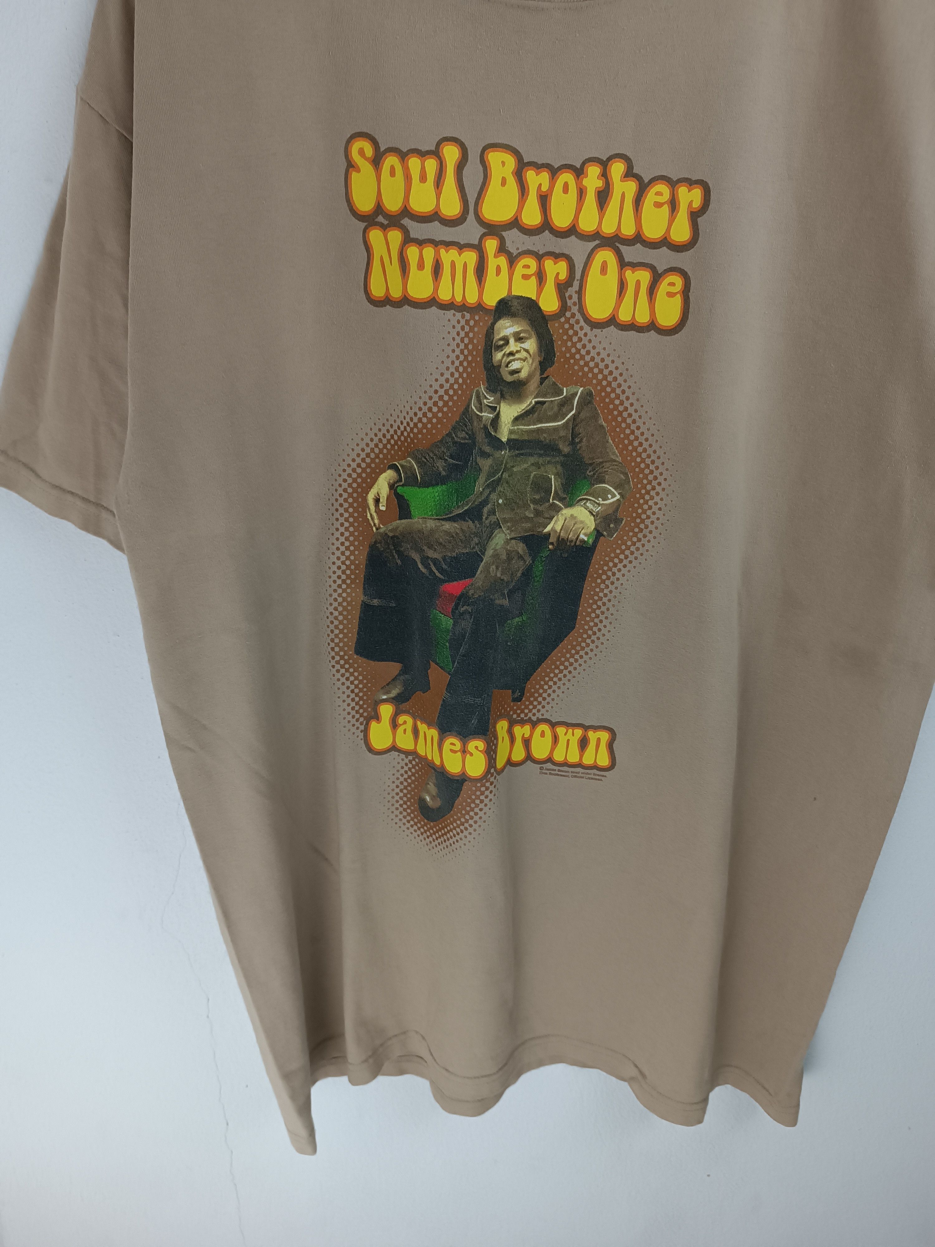 Rap Tees VINTAGE 2000s JAMES BROWN SOUL BROTHER aretha stevie berry Size US L / EU 52-54 / 3 - 6 Thumbnail