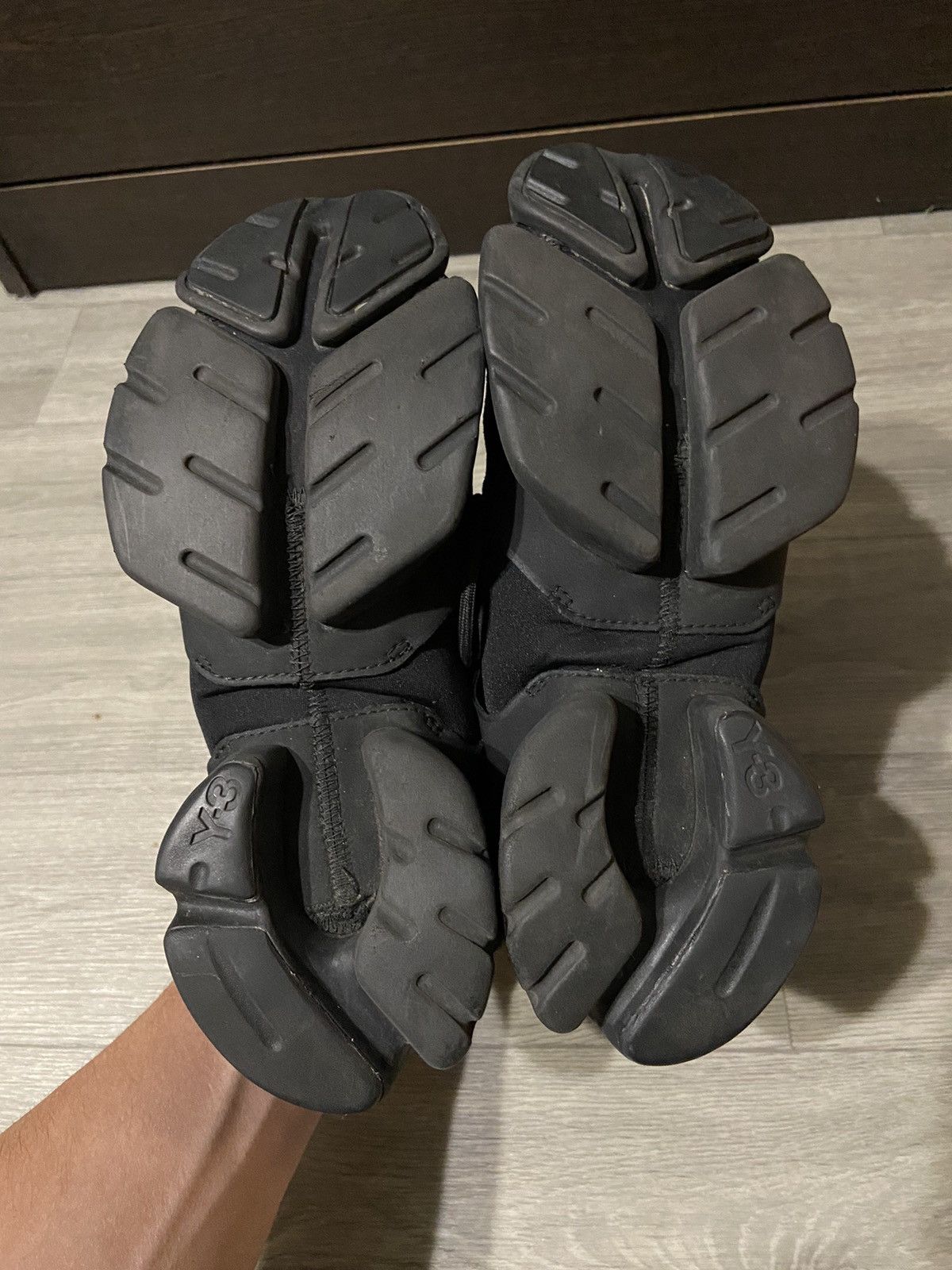 Y-3 Y-3 by Yohji Yamamoto KOHNA Sneakers Black Neoprene Shoes Size US 8.5 / EU 41-42 - 8 Thumbnail