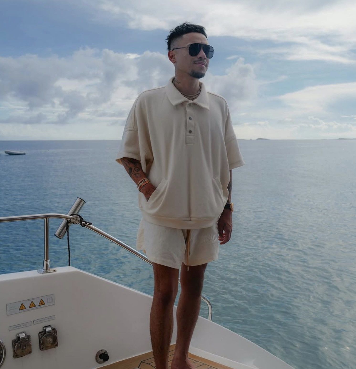 Rhude Rhude Ivy Rhacer Polo Size US S / EU 44-46 / 1 - 1 Thumbnail