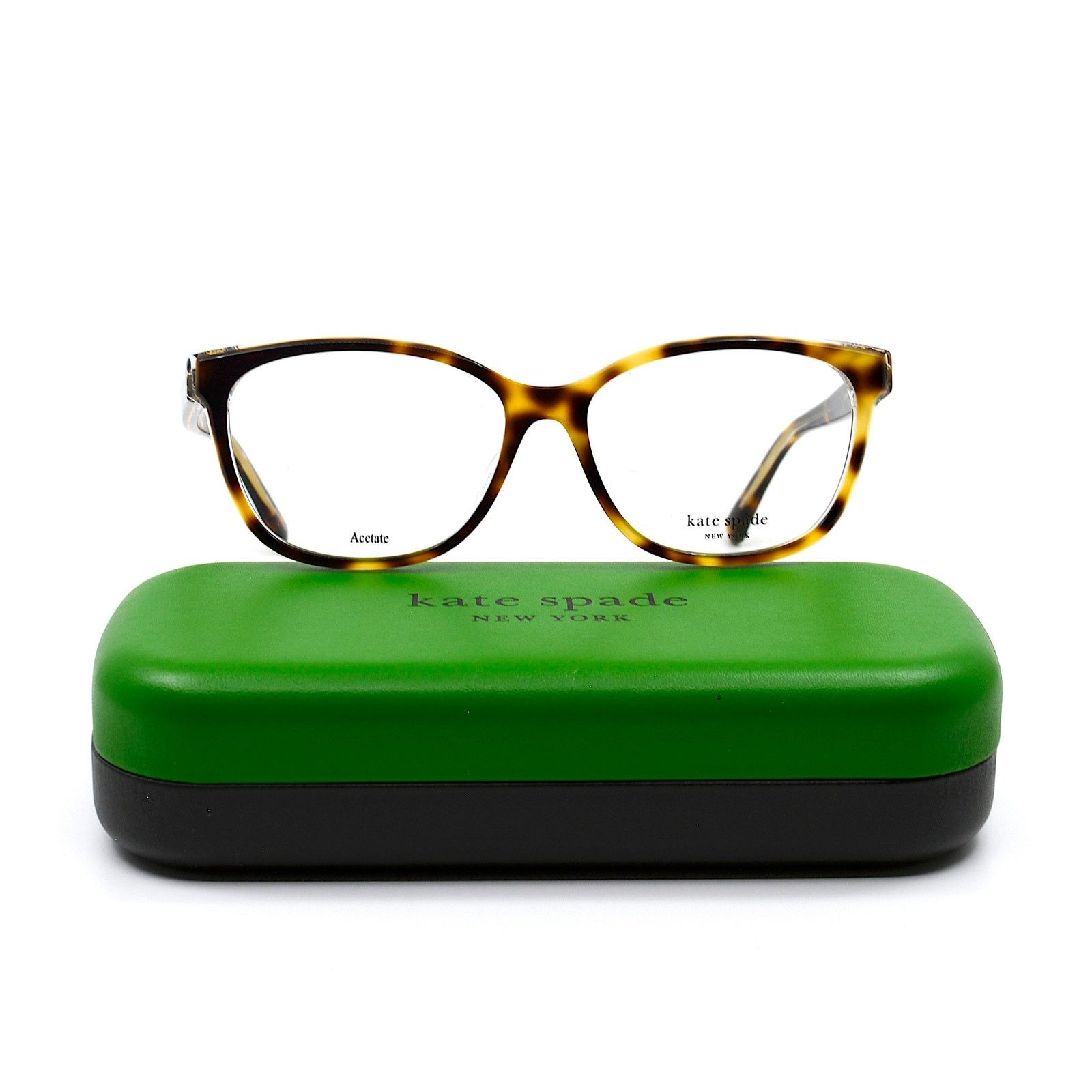 Kate Spade NEW KATE SPADE KATTALIN/F 086 HAVANA EYEGLASSES FRAME Size ONE SIZE - 6 Thumbnail