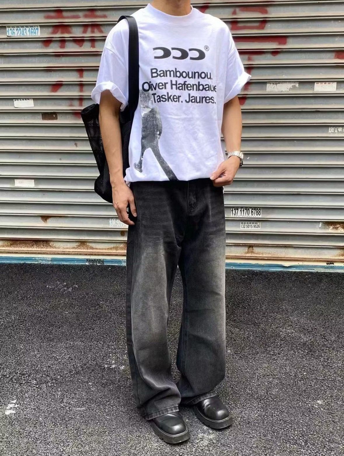 Japanese Brand y2k baggy washed denim Size US 32 / EU 48 - 4 Thumbnail