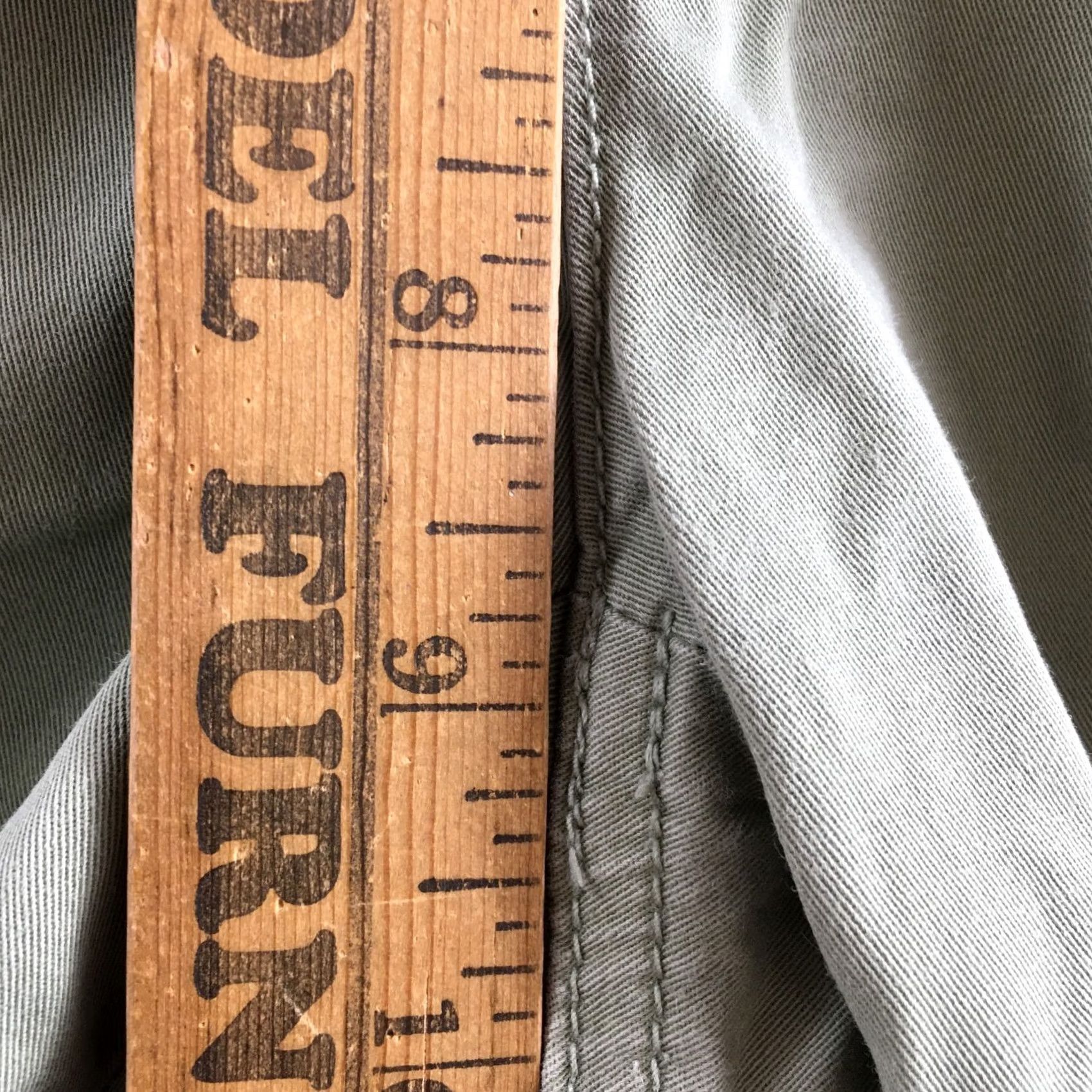 American Eagle Outfitters American Eagle Outfitters Crop Pants Womens 10 Green Stretch Zip Fly Casual Size 32" / US 10 / IT 46 - 7 Thumbnail