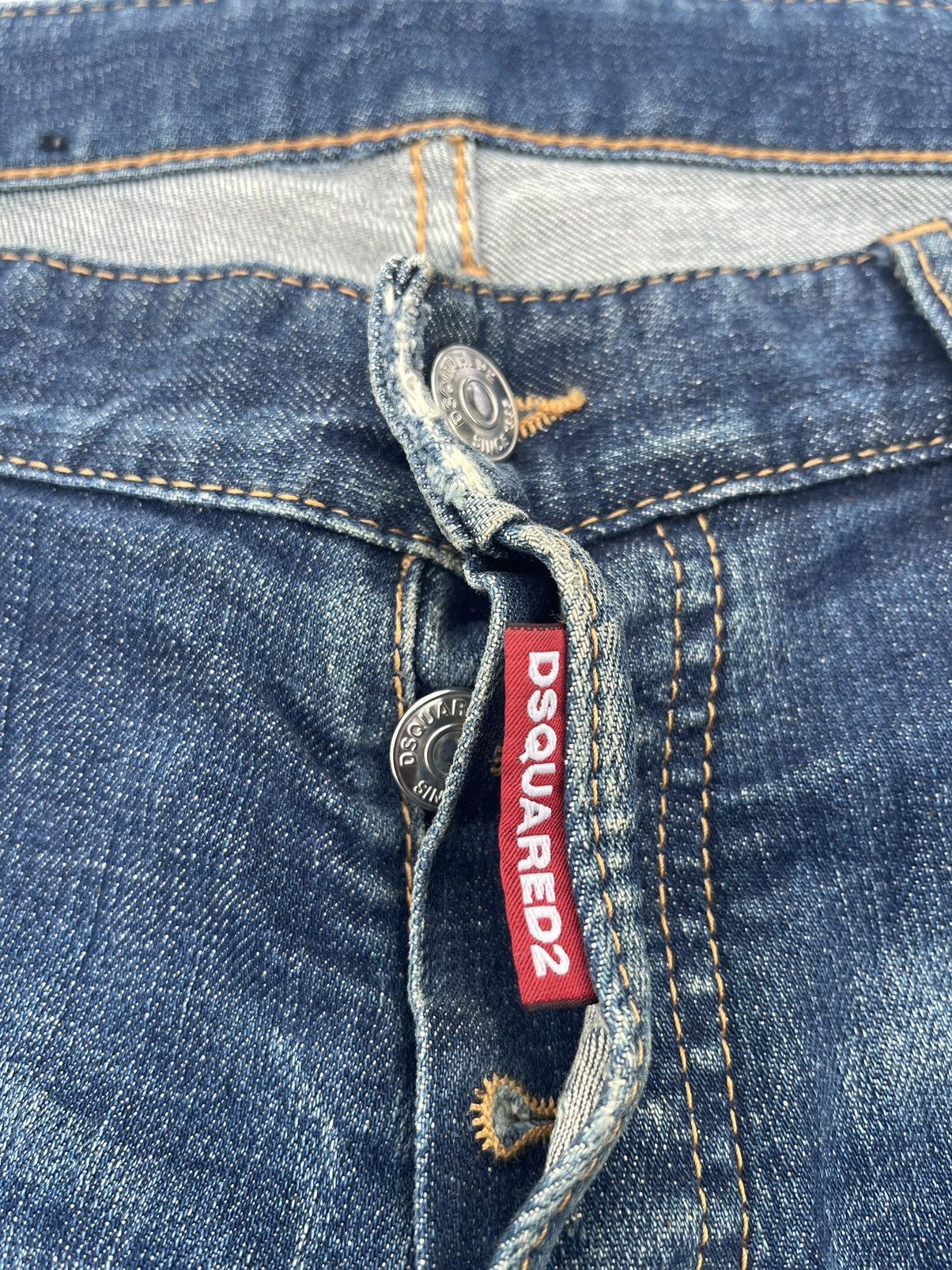 Dsquared2 DSQUARED2 Distressed Splatter Denim Size US 34 / EU 50 - 2 Thumbnail