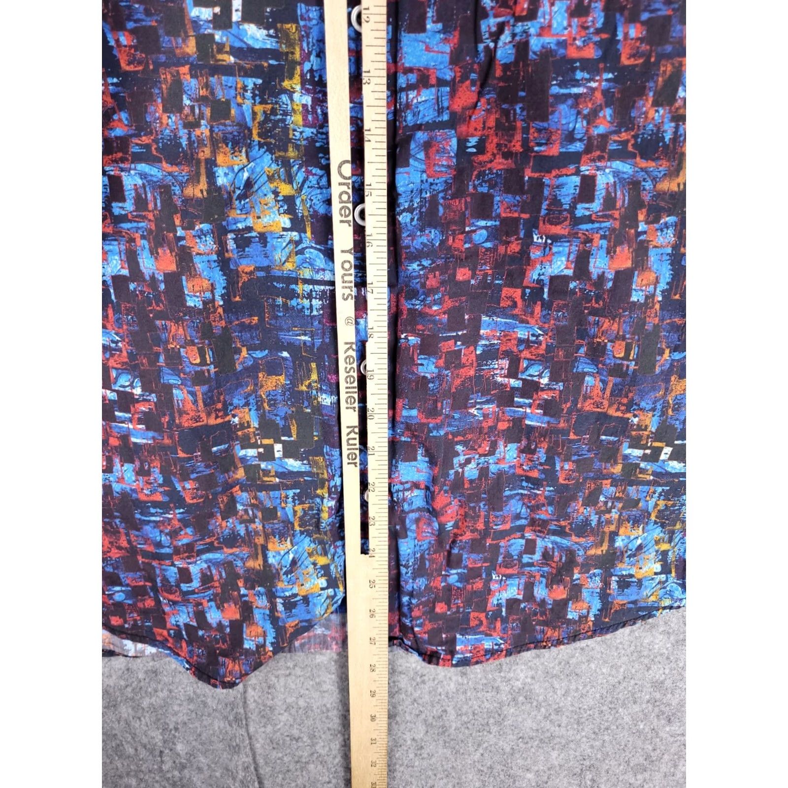Robert Graham Robert Graham Shirt Men L Geometric Abstract Art - Button-Up, Long Sleeve, Collared, Spread Collar, Multicolor Cotton, Regular Fit, Machine Washable Size US L / EU 52-54 / 3 - 7 Thumbnail