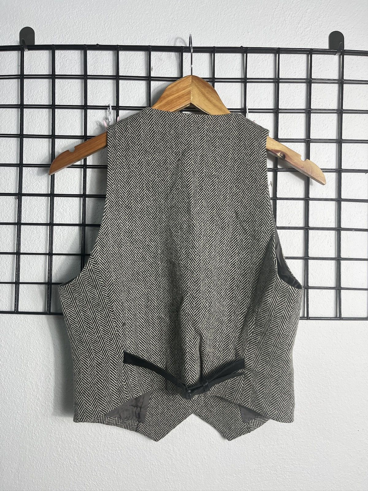 Ralph Lauren Ralph RL Lauren Herringbone Tweed Vest Size US XXS / EU 40 - 4 Thumbnail