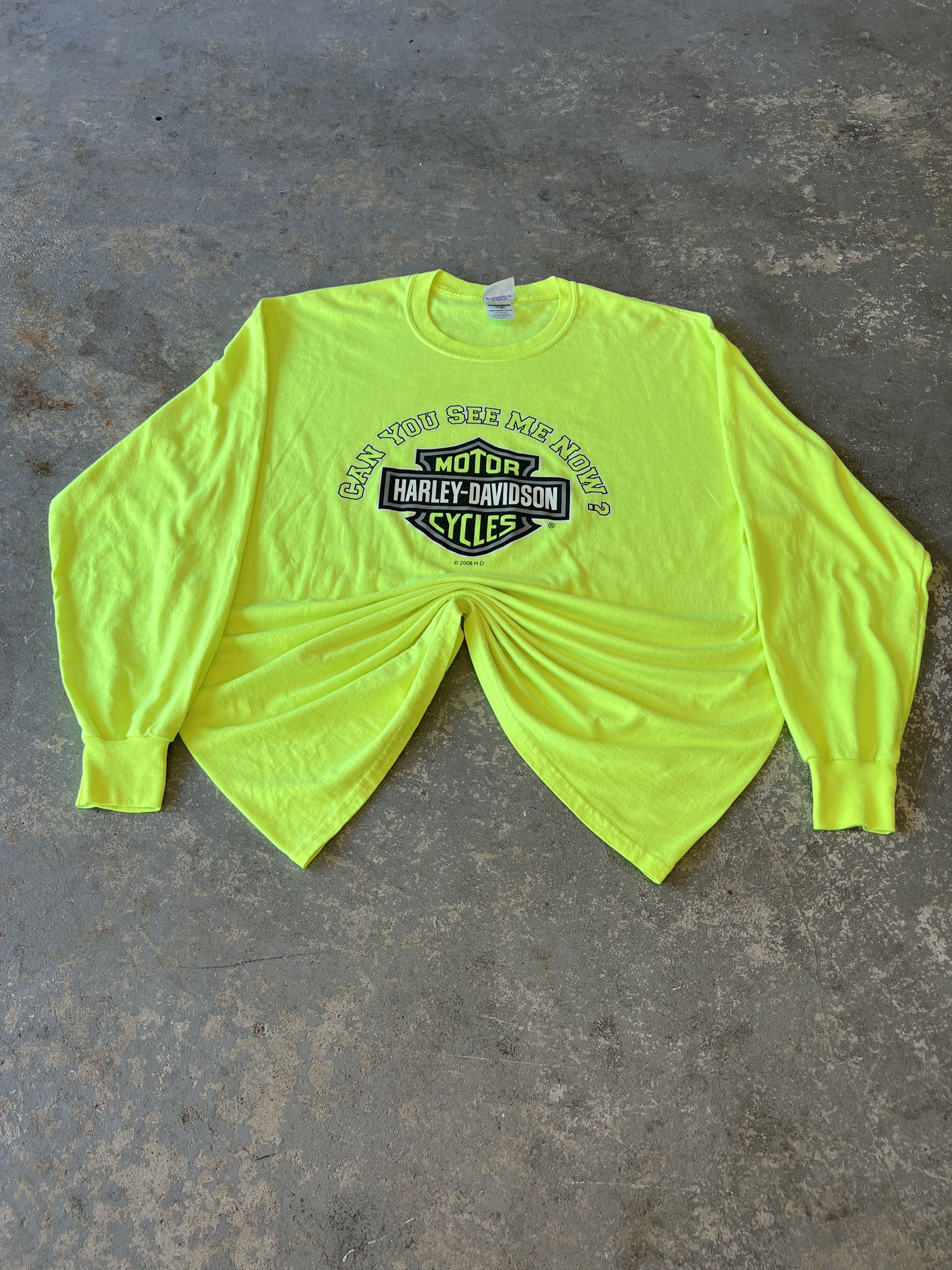 Harley Davidson Vintage Harley Longsleeve | Hi-Vis Motorcycle Tee Size US XXL / EU 58 / 5 - 3 Thumbnail