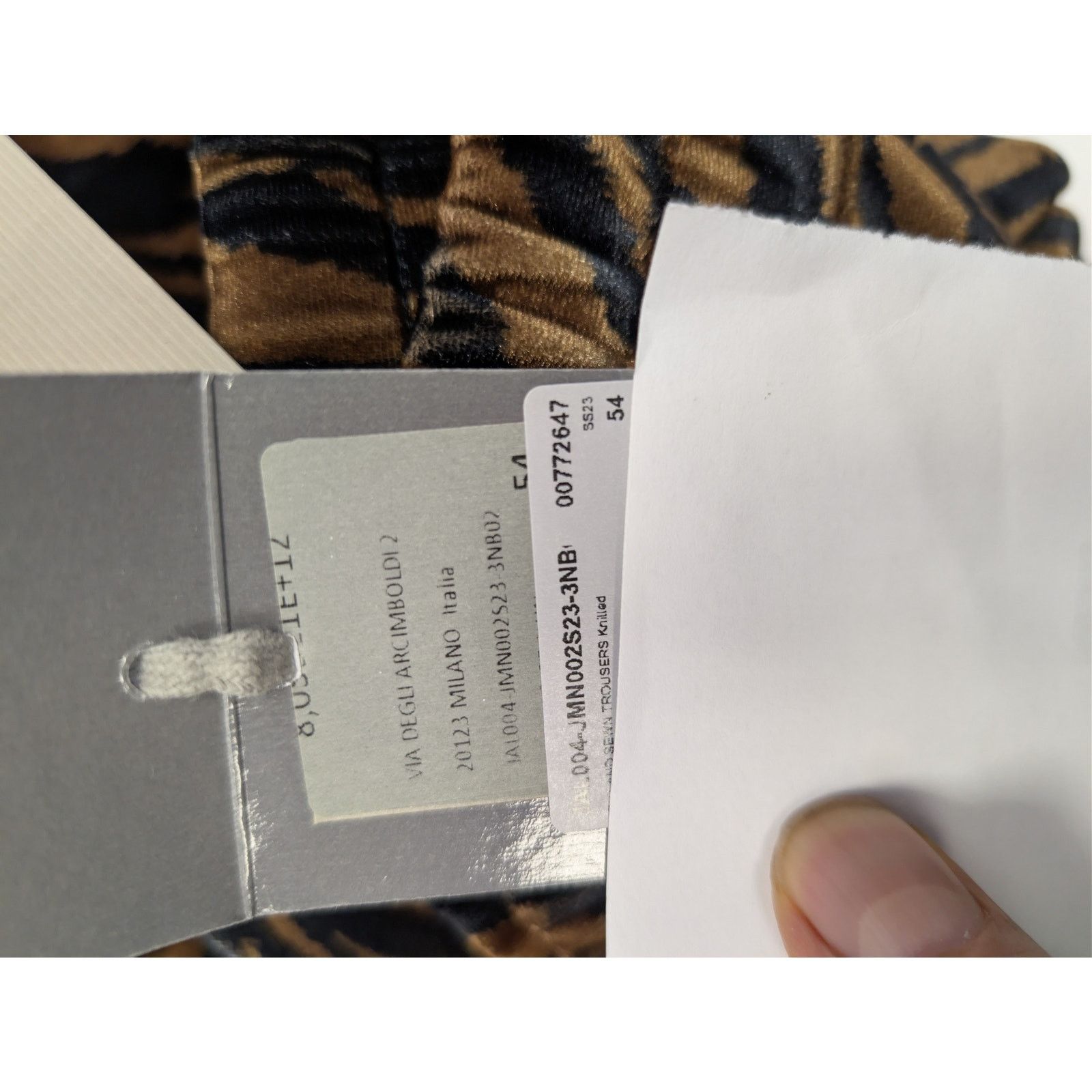 Tom Ford o1rshd1 Cut and Sewn Knit Trousers Pant in Brown / Black Size US 38 / EU 54 - 22 Thumbnail