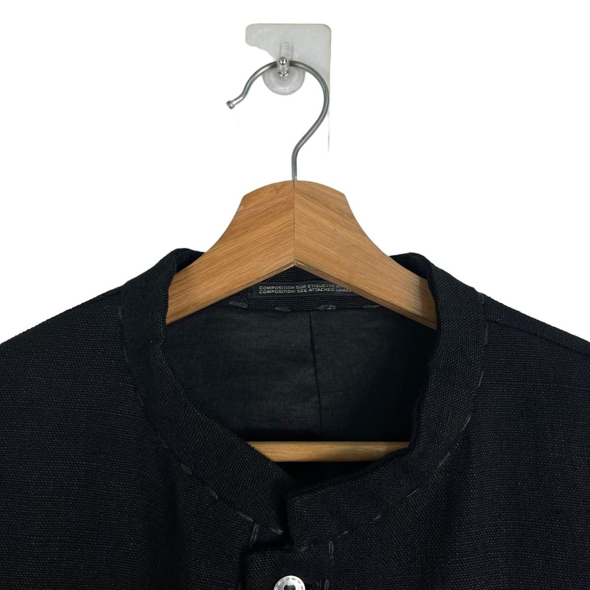 Yohji Yamamoto 🔥VTG YOHJI YAMAMOTO POUR HOMME AW1999 WOOL BUTTON JACKET Size US L / EU 52-54 / 3 - 5 Thumbnail