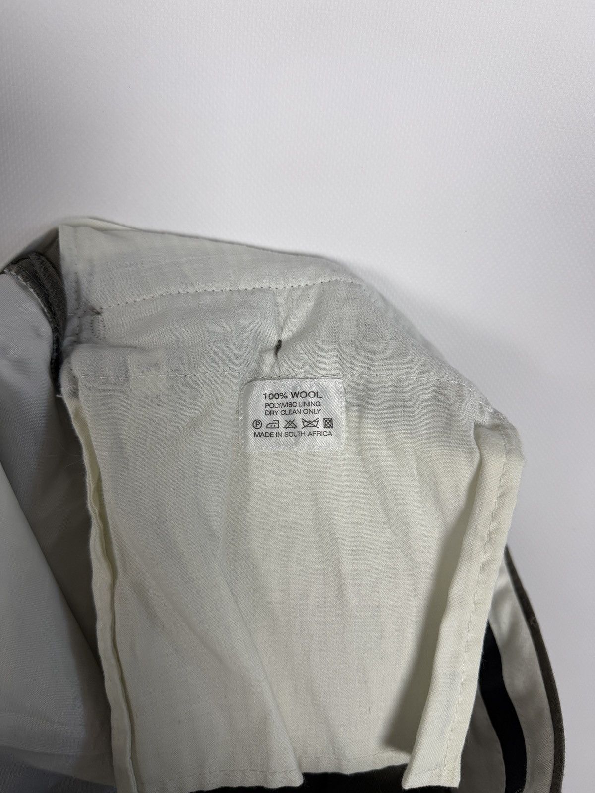 Yves Saint Laurent Yves Saint Laurent Wool Pants Chino Trousers YSL Vintage S48 Size US 32 / EU 48 - 10 Thumbnail