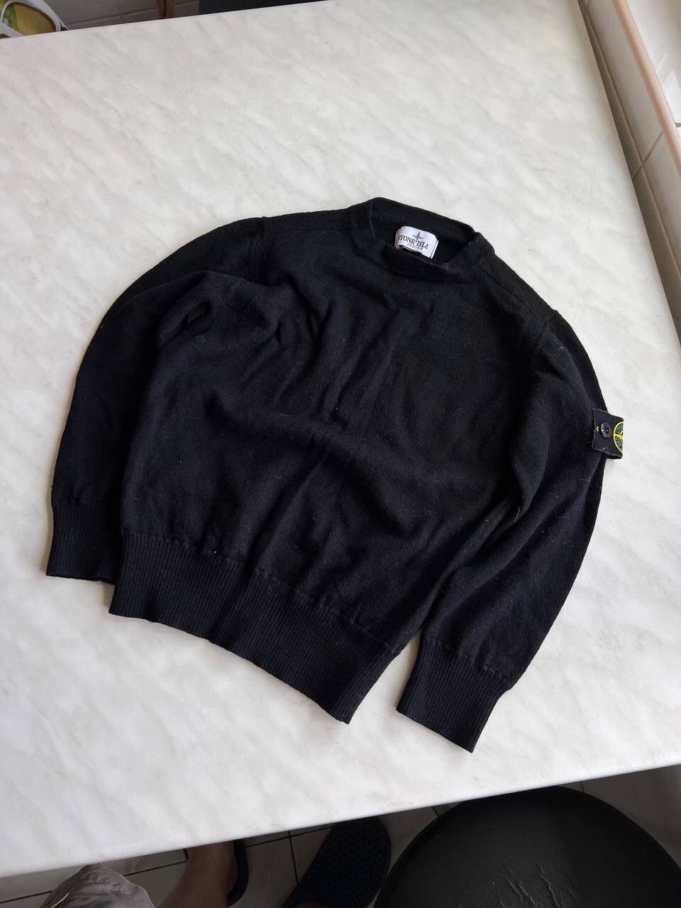 Stone Island Stone island Junior wool sweater black pullover jumper age 8 Size US S / EU 44-46 / 1 - 2 Thumbnail