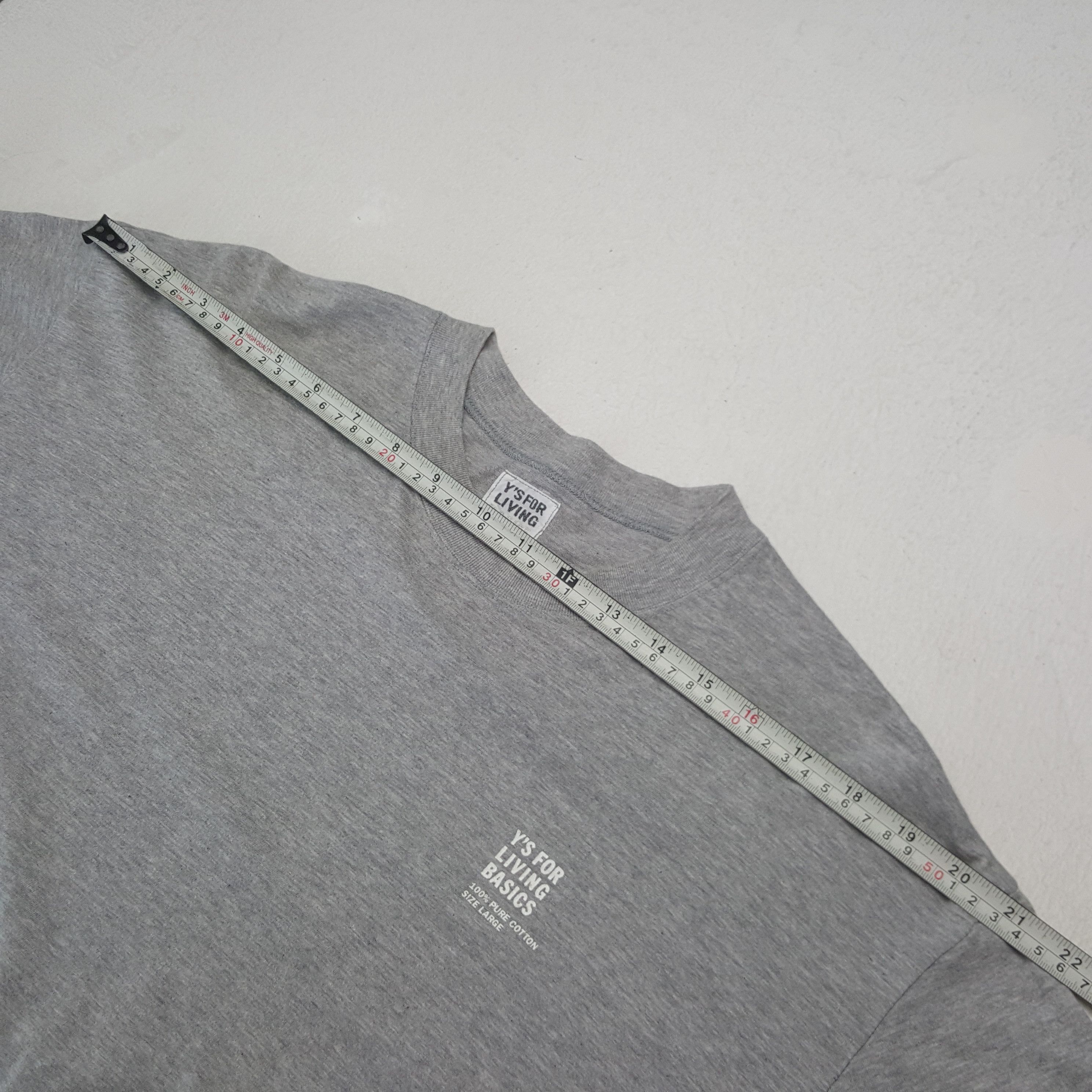 Japanese Brand × Vintage × Yohji Yamamoto Vintage Y's For Living by Yohji Yamamoto Tshirt Size US L / EU 52-54 / 3 - 5 Thumbnail