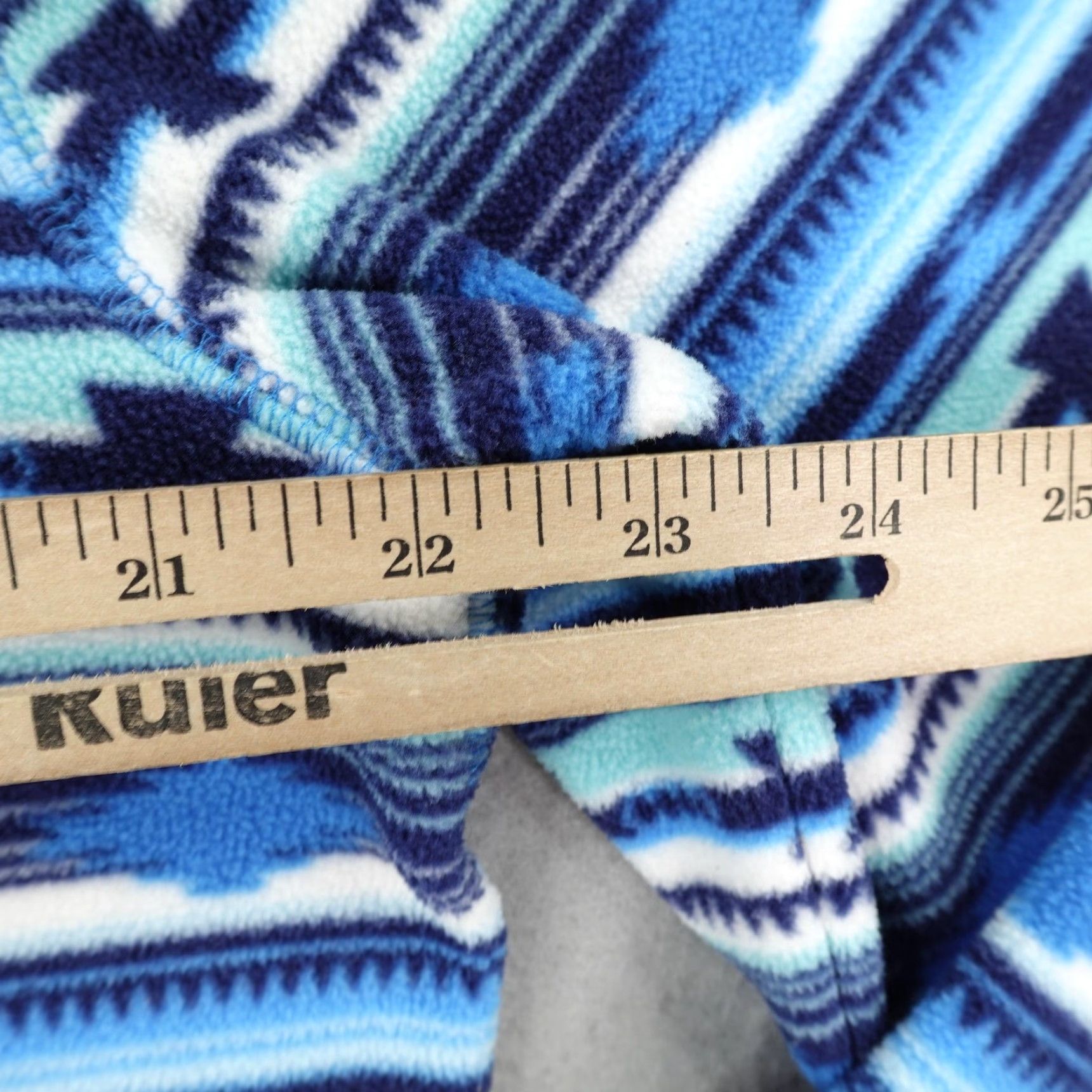 Chubbies Chubbies Sweater Mens Medium Blue Aztec Fleece Beach Club 1/4 Zip Pullover Size US M / EU 48-50 / 2 - 7 Thumbnail