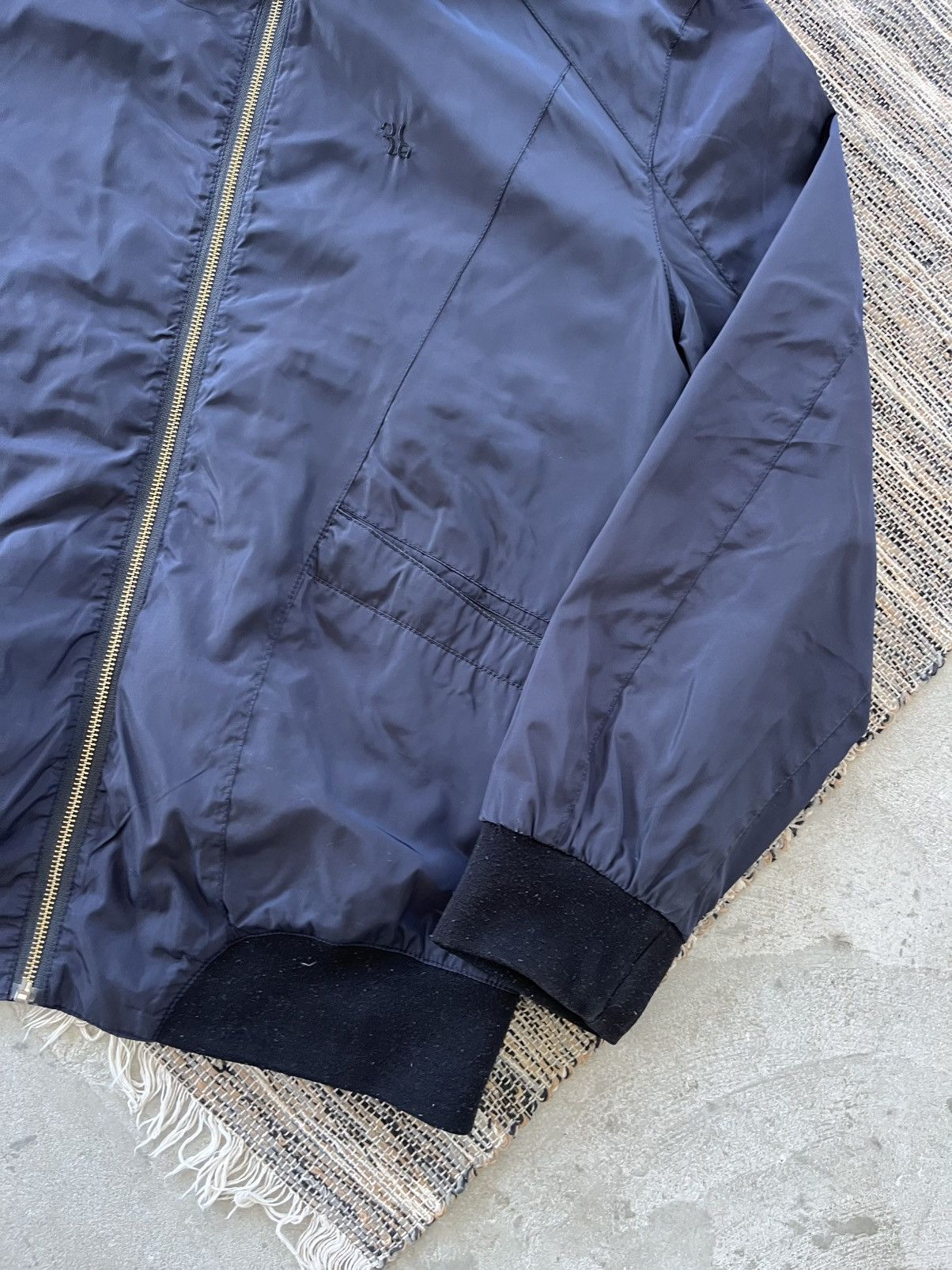 Billionaire Couture Luxury Billionaire Nylon Bomber Jacket Blue Size 58 Y2K Size US XXL / EU 58 / 5 - 6 Thumbnail