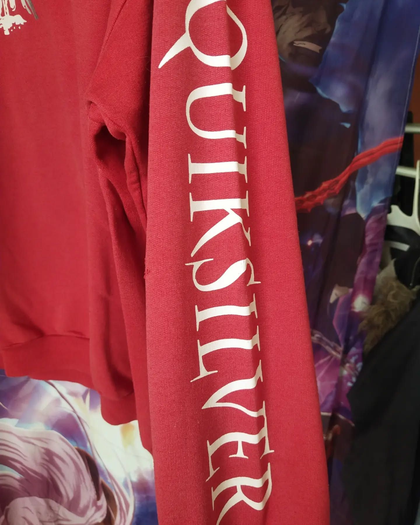 Quiksilver 2000s Quiksilver Red Graphic Crewneck Surfwear Size US L / EU 52-54 / 3 - 3 Thumbnail