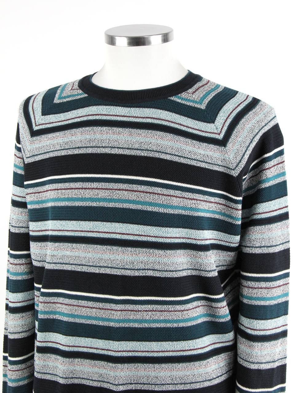 FALKE FALKE Knitted cotton striped jumper Size US XXL / EU 58 / 5 - 4 Thumbnail