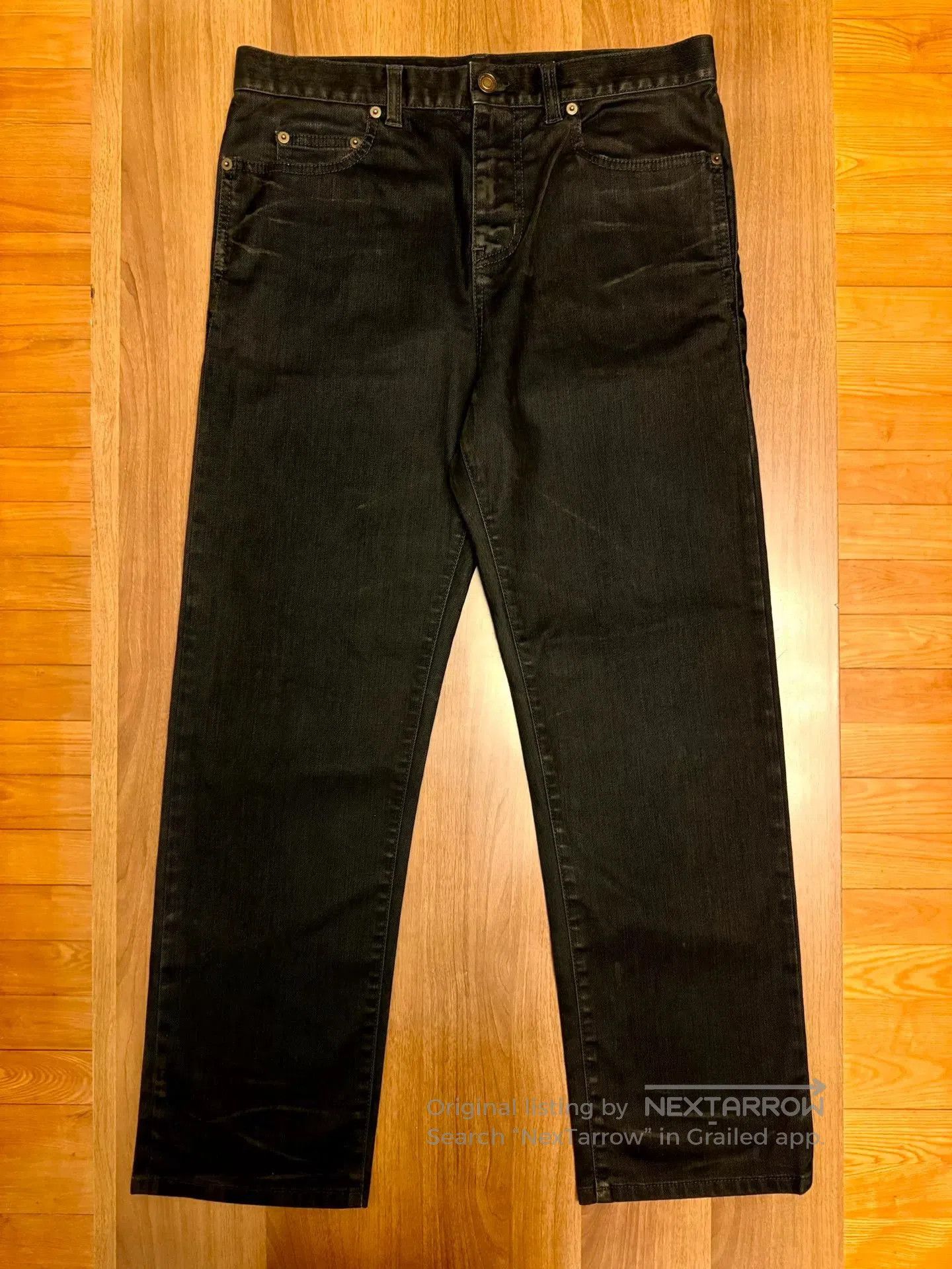 Saint Laurent Paris saint laurent black straight. Size US 29 - 1 Thumbnail