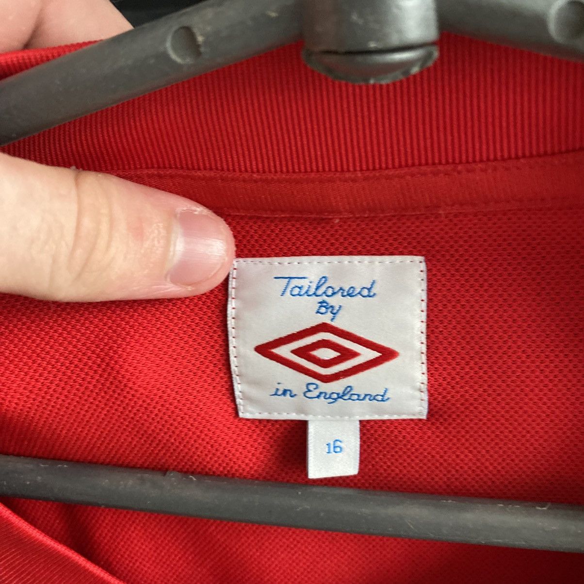 Umbro Vintage Umbro England National Soccer Jersey size 16 Size XXL / US 16-18 / IT 52-54 - 5 Thumbnail