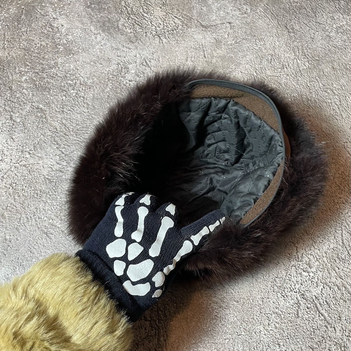 Vintage Vintage 90s Mohair Beanie Ushanka Faux Fur Grunge Alt OS Size ONE SIZE - 5 Thumbnail