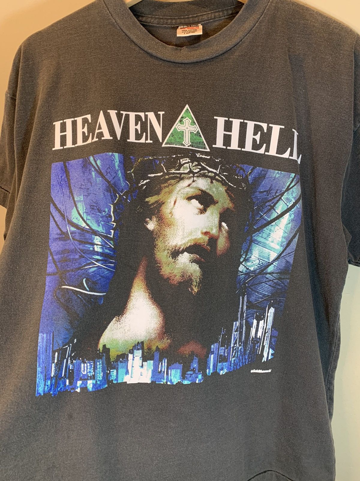 Other RARE* Heaven Hell Jesus Christ Ghost Shell Single Stitch Tee Size US L / EU 52-54 / 3 - 3 Thumbnail