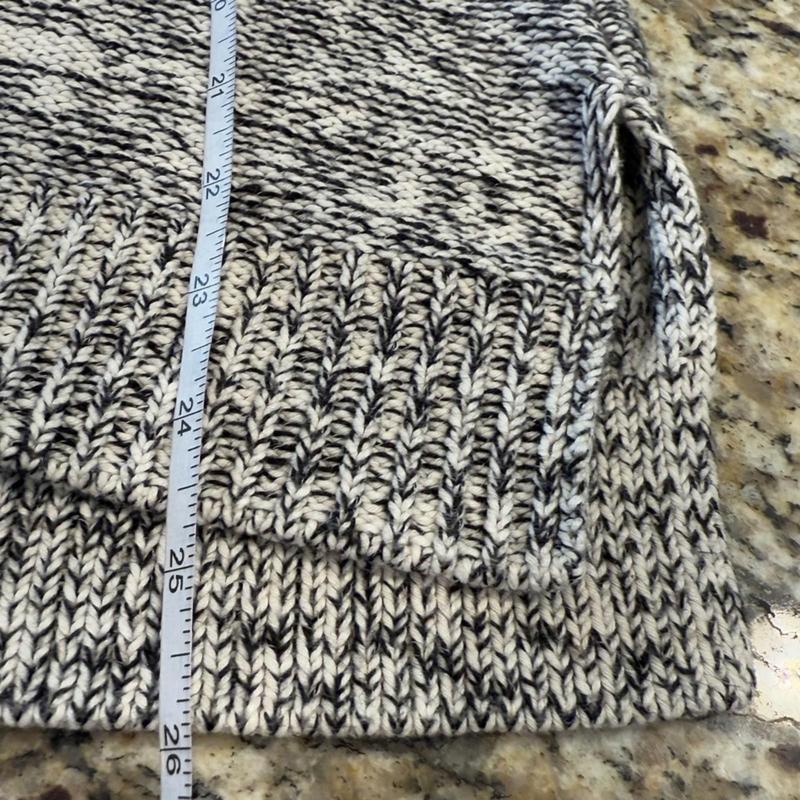 Other Cabi chunky knit sweater heathered black cream SZ SM Size S / US 4 / IT 40 - 9 Thumbnail