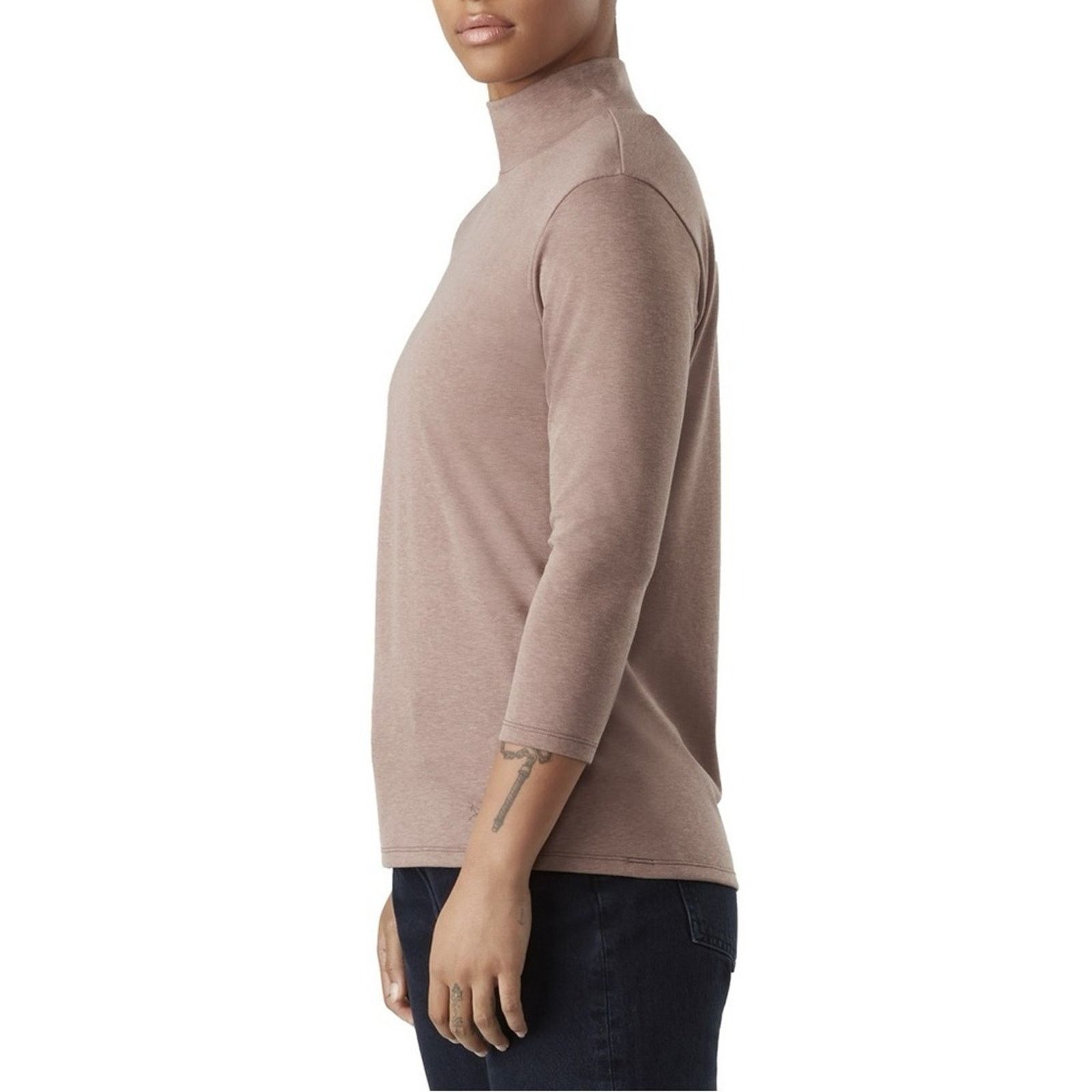Arc'teryx Arc'teryx Lumin Mock Neck High Neck Turtle Neck Top Orange S Size S / US 4 / IT 40 - 8 Thumbnail