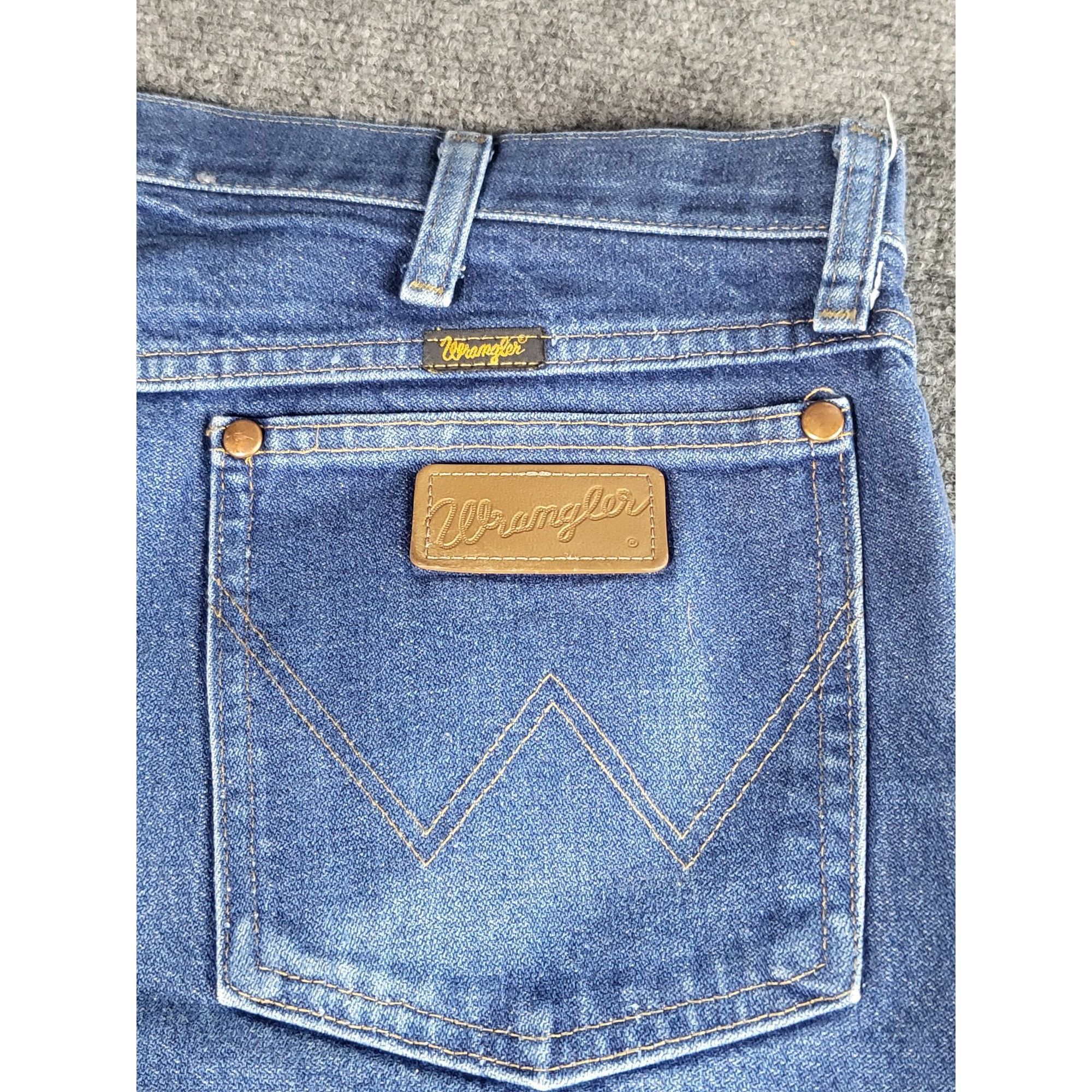 Wrangler Wrangler Jeans Men Sz 40X36 13MMZ Blue Denim Straight Leg Co Size US 40 / EU 56 - 7 Thumbnail