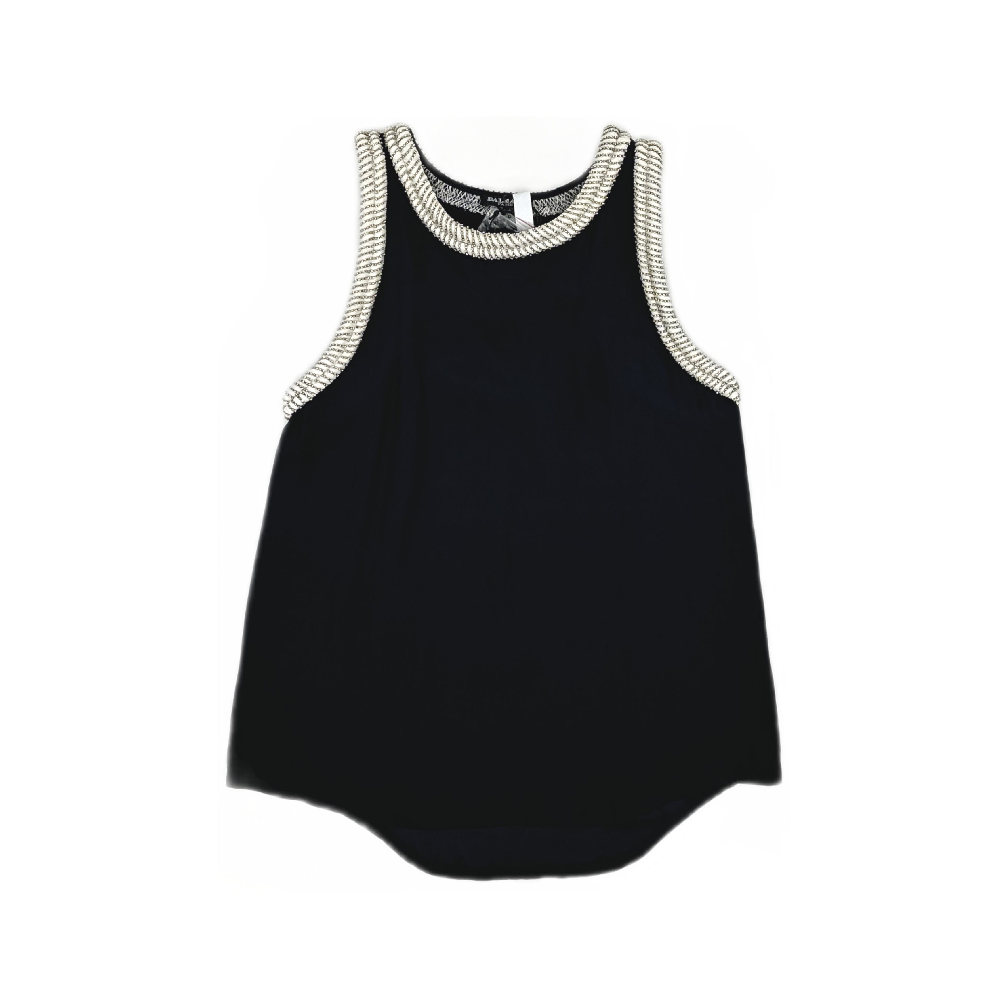 Balmain Balmain Beaded Trim Tank Top Size 38 Size S / US 4 / IT 40 - 1 Thumbnail