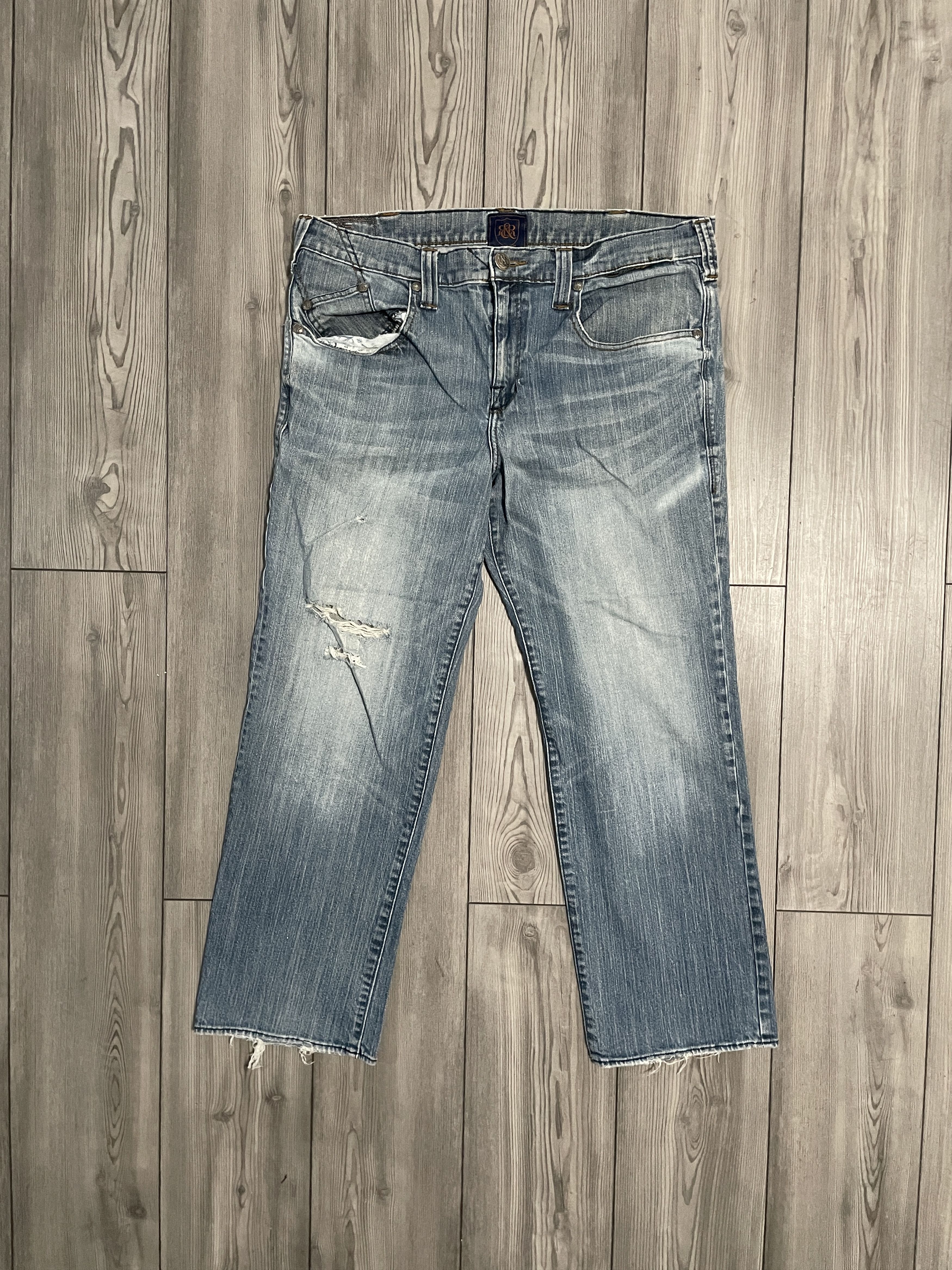 Rock & Republic Distressed Rock & Republic Blue Demin Size US 38 / EU 54 - 1 Thumbnail