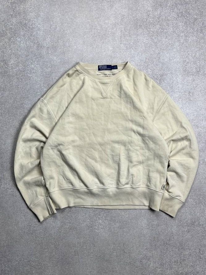 Polo Ralph Lauren Vintage Polo Ralph Lauren Organic Boxy Sweatshirt L Size US L / EU 52-54 / 3 - 1 Thumbnail
