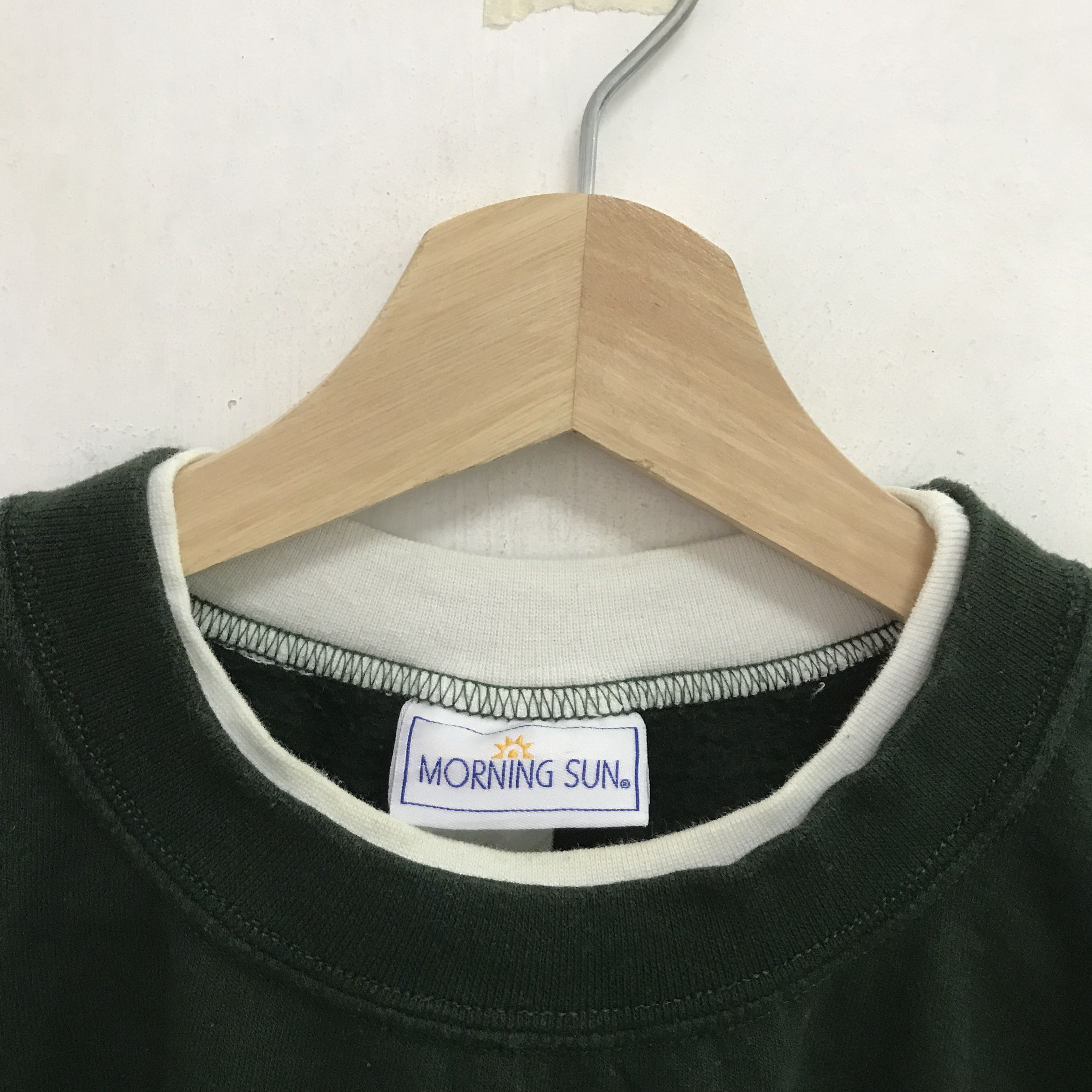 Vintage Vintage Morning Sun Green Sweatshirt - 188 Size US L / EU 52-54 / 3 - 8 Thumbnail