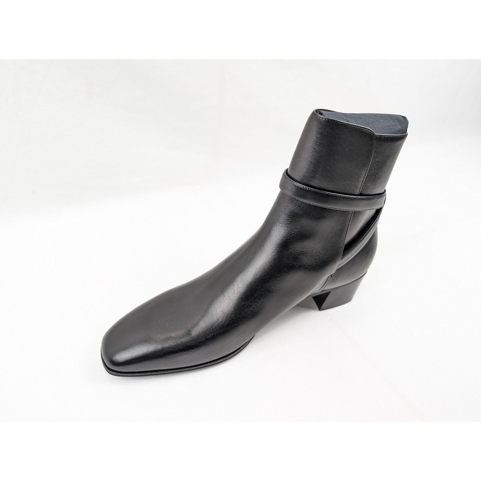 Saint Laurent Paris o1rshd1 Q:2 / Terry 45 Jodhpur Boots in Nero Size US 12 / EU 45 - 8 Thumbnail