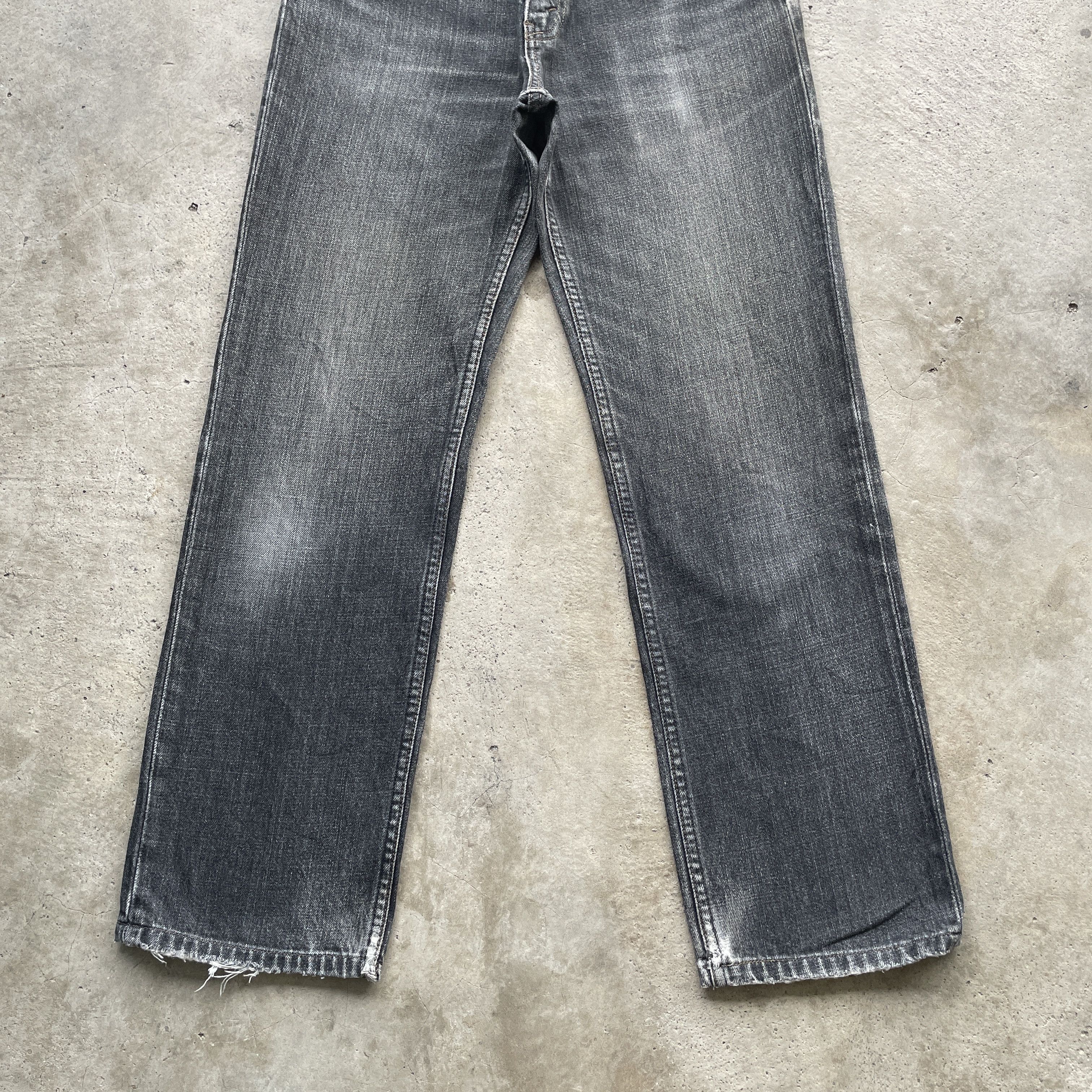 Levi's Vintage Clothing VINTAGE LEVI’S 533 JEANS FADED BLACK DENIM PANTS W29 Size US 29 - 4 Thumbnail