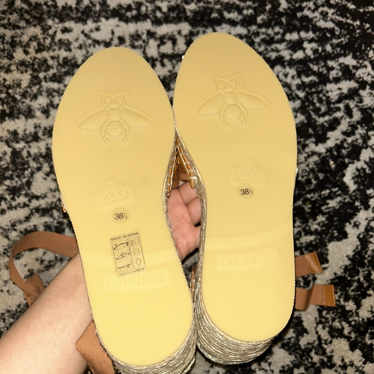 Gucci Gucci Interlocking G One Strap Sandal Espadrille Size US 8.5 / IT 38.5 - 3 Thumbnail