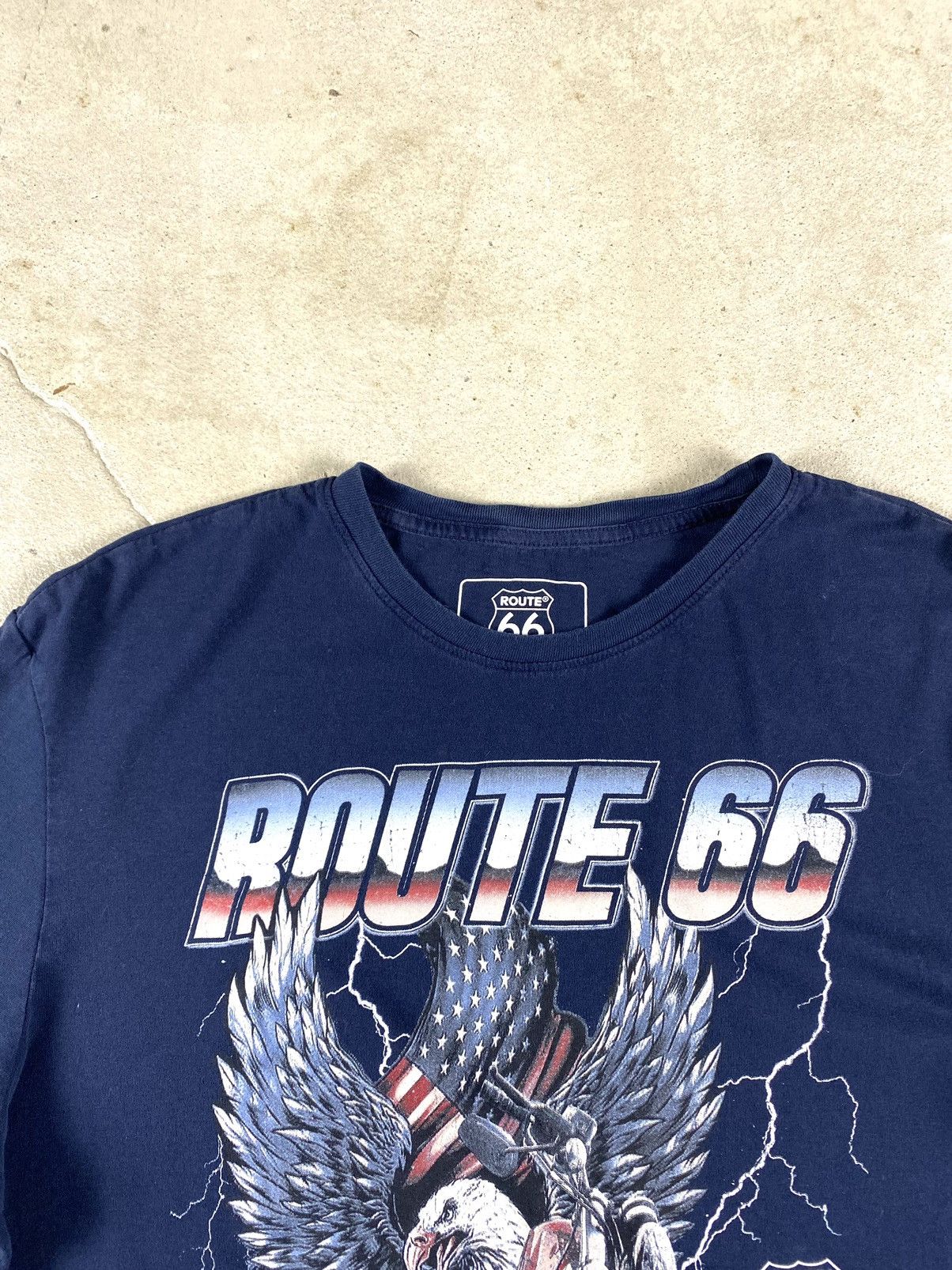 Harley Davidson Vintage Motorcycle Route 66 T Shirt Y2K Harley Davidson Size US L / EU 52-54 / 3 - 7 Thumbnail