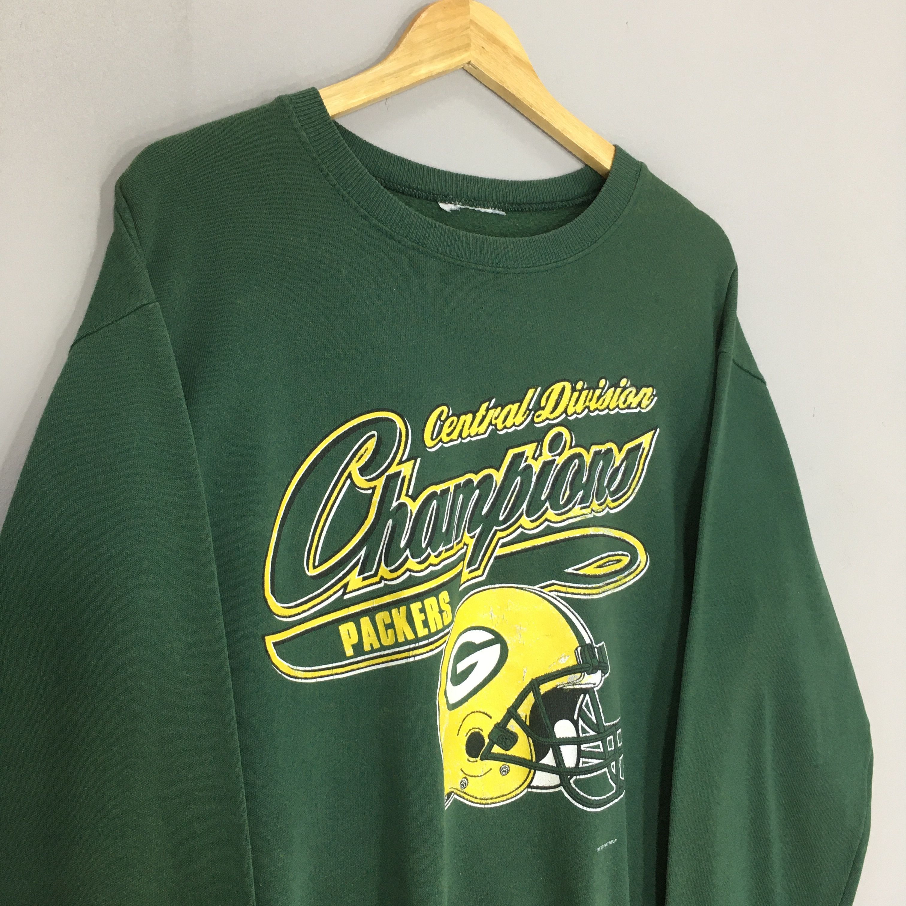 Jerzees × NFL × Vintage Vintage 90s Green Bay Packers NFL Sweatshirts Medium Size US M / EU 48-50 / 2 - 3 Thumbnail