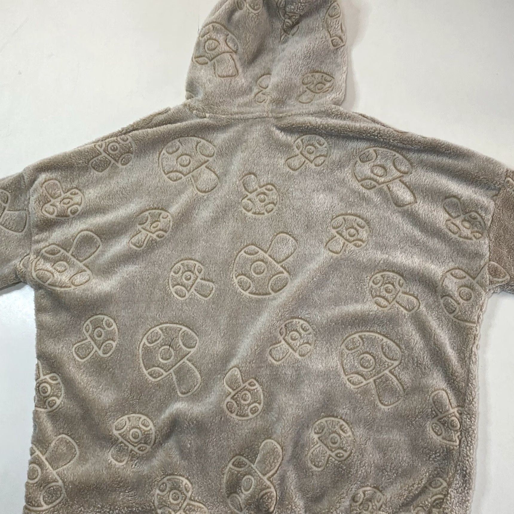 Vintage Womens No Boundaries Hoodie 3XL Beige Light Weight AOP Mushroom Nature All Over Print Pullover Long Sleeve Elastic Waist Summer Women"} Size XXL / US 16-18 / IT 52-54 - 4 Thumbnail