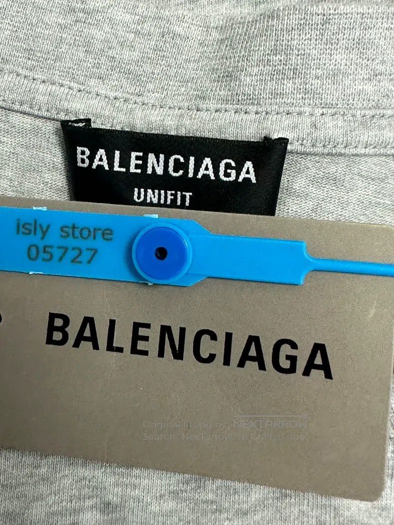 Balenciaga Balenciaga Solid Color Letter Logo Print Short Sleeve Size US L / EU 52-54 / 3 - 4 Thumbnail