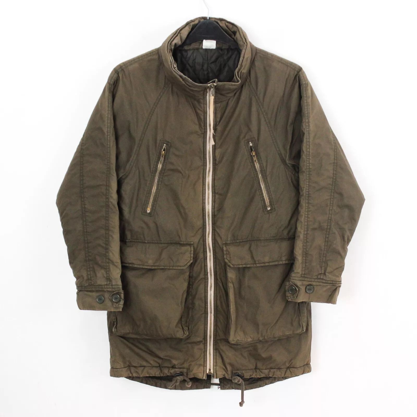 Other MONKI Stina Jacket Womens XS Padded Over Coat Khaki Puffer Size XS / US 0-2 / IT 36-38 - 1 Thumbnail