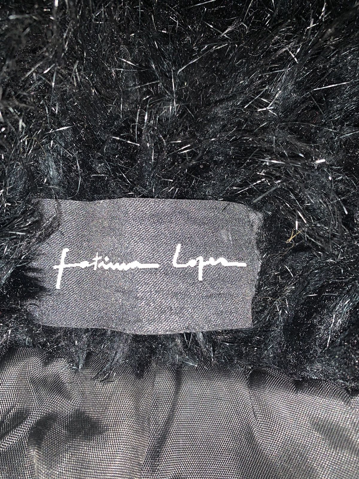 Other Fátima Lopes Designer Faux Fur Jacket Size M / US 6-8 / IT 42-44 - 4 Thumbnail