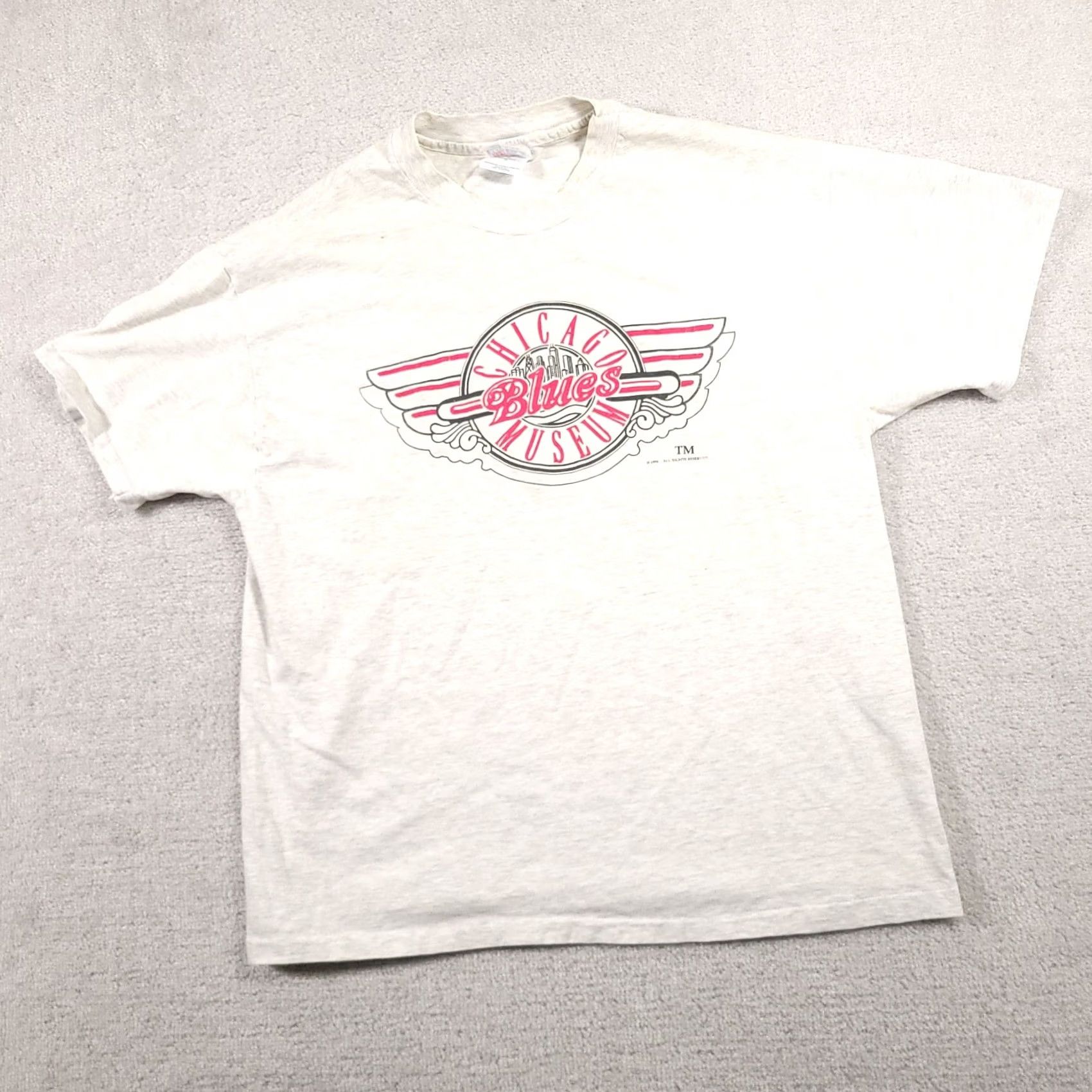 Hanes VINTAGE Chicago 1994 Blues Music Museum Shirt XL Hall Of Fame Honorees USA Made Shirt Men XL Ivory Cotton Hanes Graphic Print 90s Size US XL / EU 56 / 4 - 2 Thumbnail