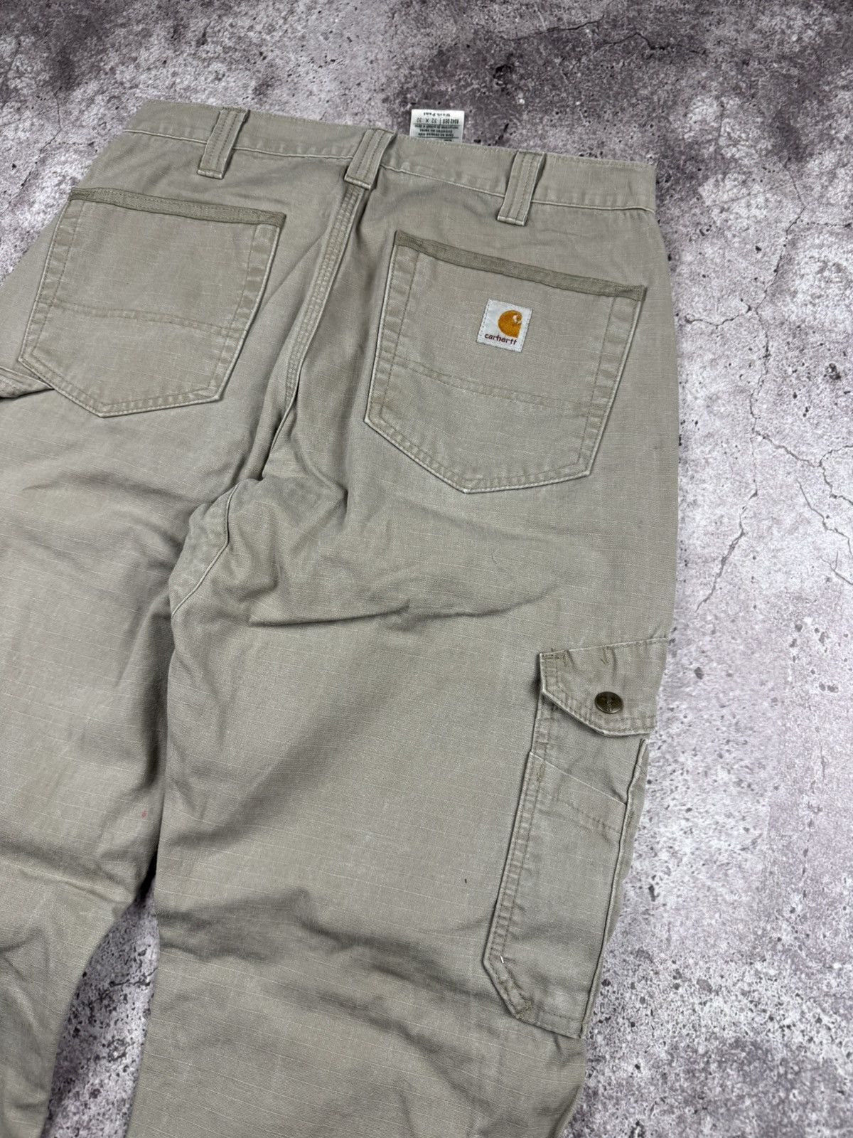 Carhartt 🟤Crazy Baggy Vintage Carhartt Double knee workwear pants🟤 Size US 32 / EU 48 - 9 Thumbnail