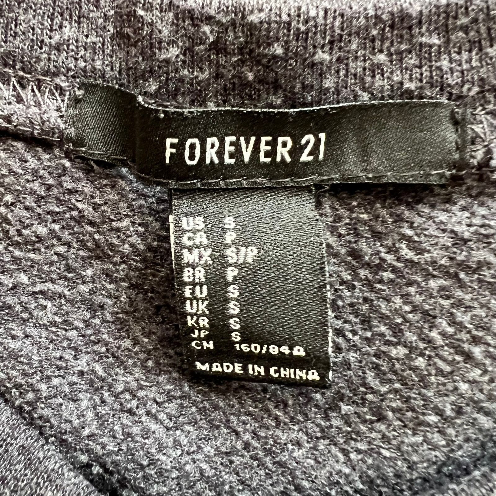 Forever 21 Forever 21 Gray Crew Neck Short Sleeve Top, S Size S / US 4 / IT 40 - 4 Thumbnail