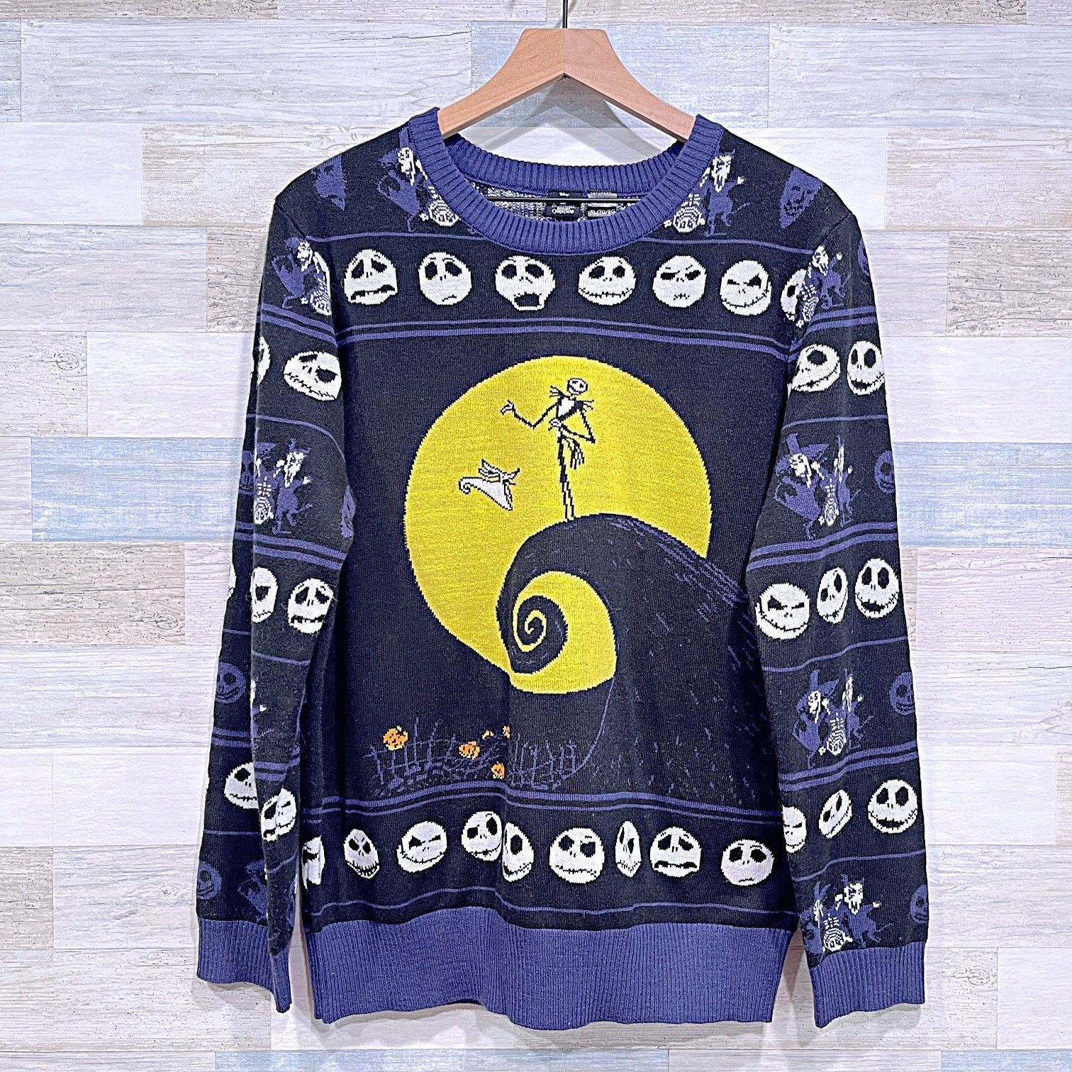 Disney Nightmare Before Christmas Fair Isle Sweater Womens XL Size XL / US 12-14 / IT 48-50 - 1 Thumbnail