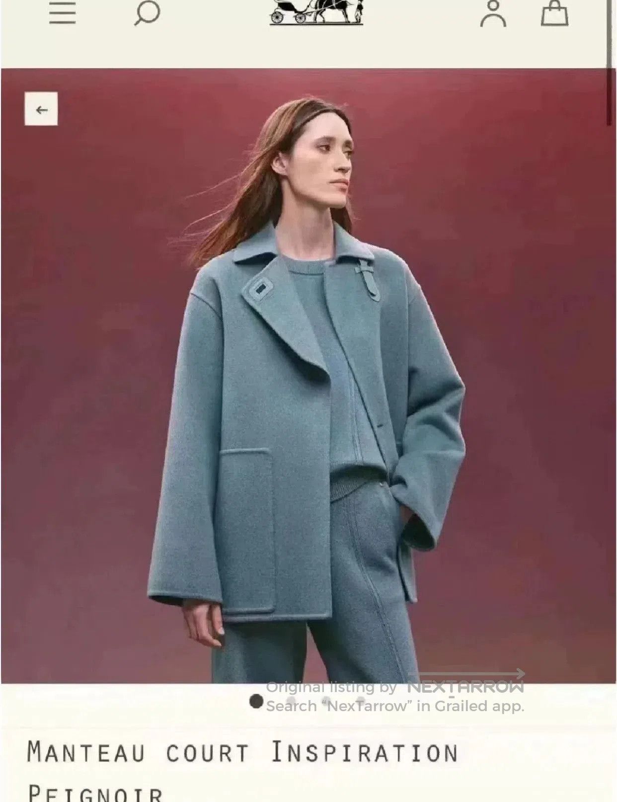 Other HERMES Cashmere Coat Outerwear. Size US S / EU 44-46 / 1 - 8 Thumbnail