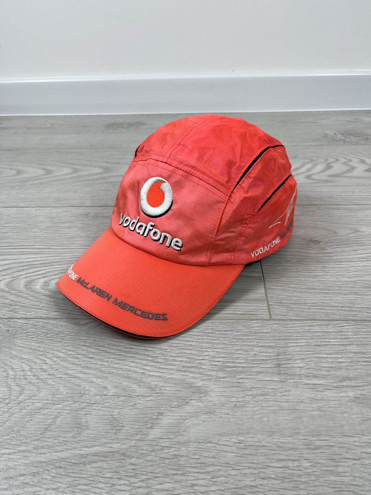 Mercedes-Benz Mercedes McLaren Vodafone Vintage Racing Team Nylon Cap Size ONE SIZE - 1 Thumbnail