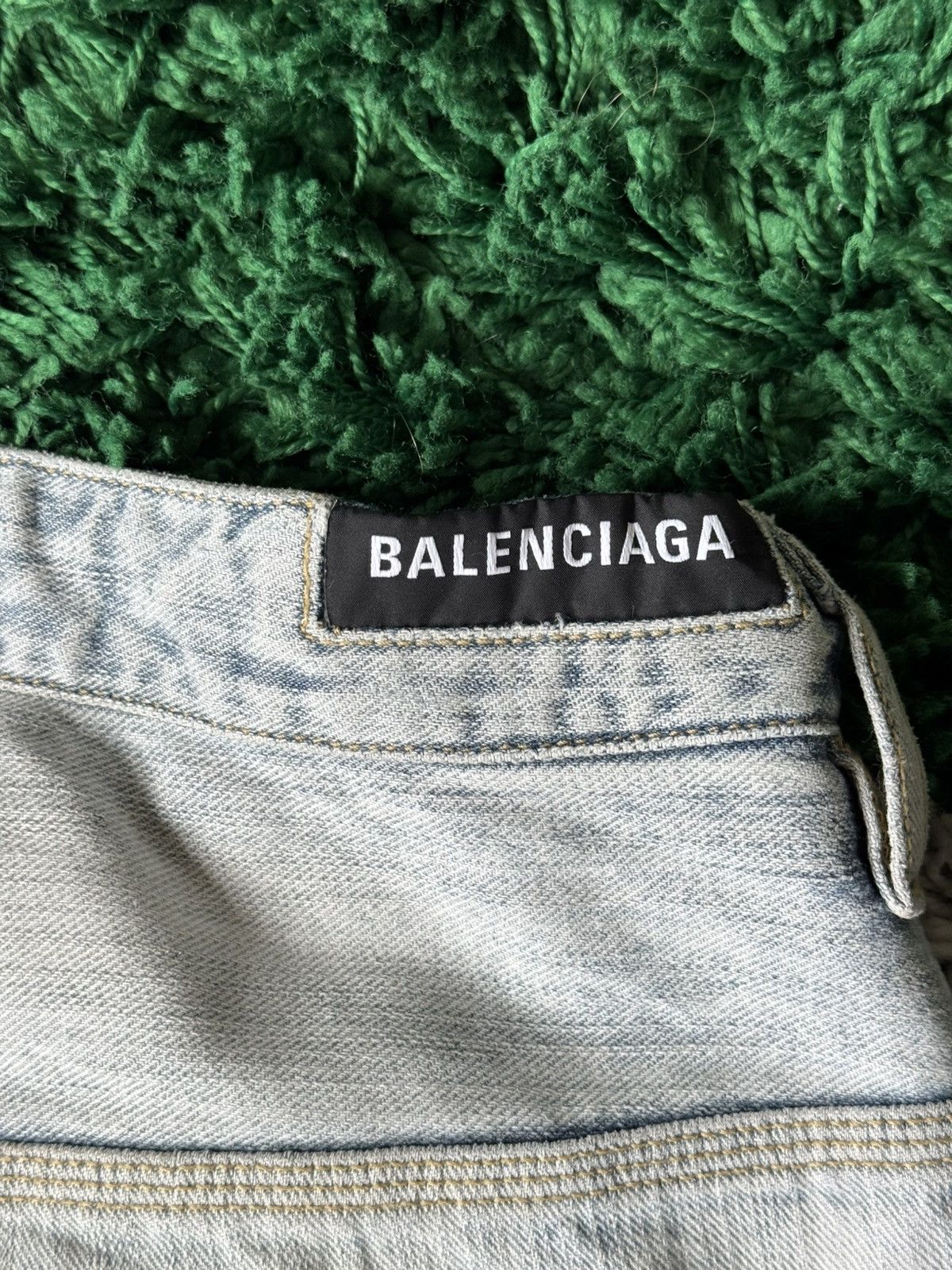 Balenciaga Balenciaga Denim Shorts Size US 33 - 2 Thumbnail