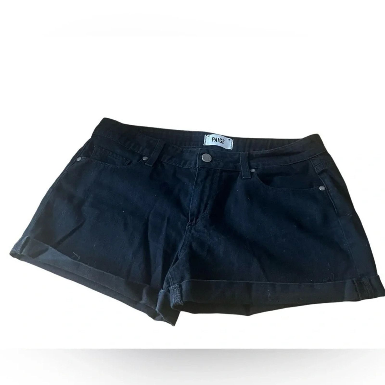 Paige Paige Jimmy Jimmy Short in black, size 28 Size 28" / US 6 / IT 42 - 1 Thumbnail