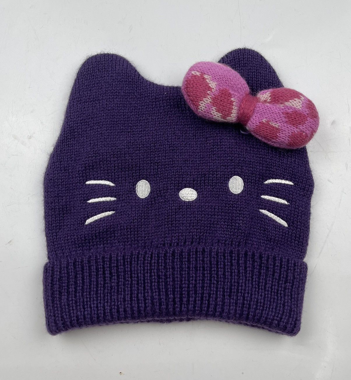 Anime hello kitty beanie hat snow cap Size ONE SIZE - 3 Thumbnail
