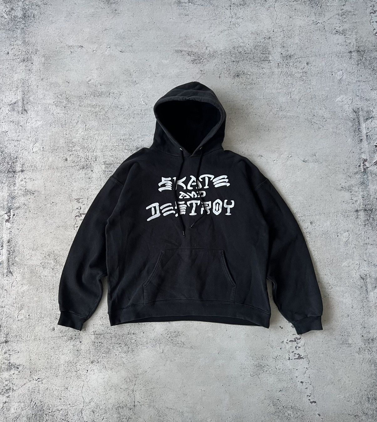 Thrasher ‘Skate & Destroy’ Heavy Threaded Hoodie buy